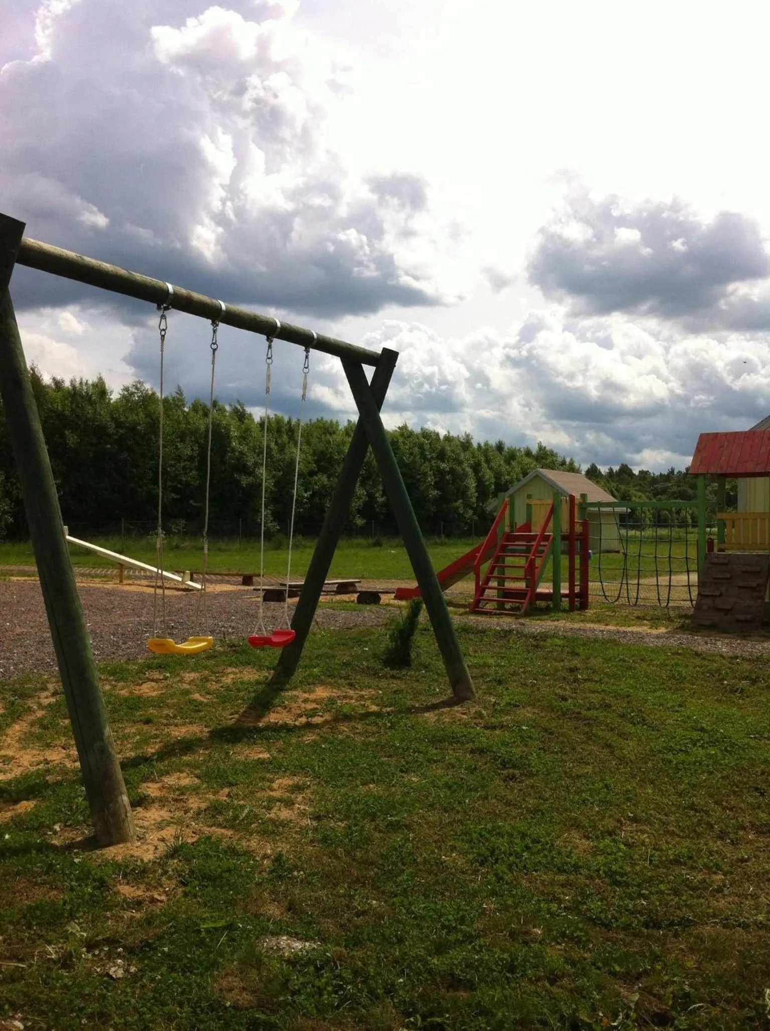Children play ground in Valaste Puhkeküla