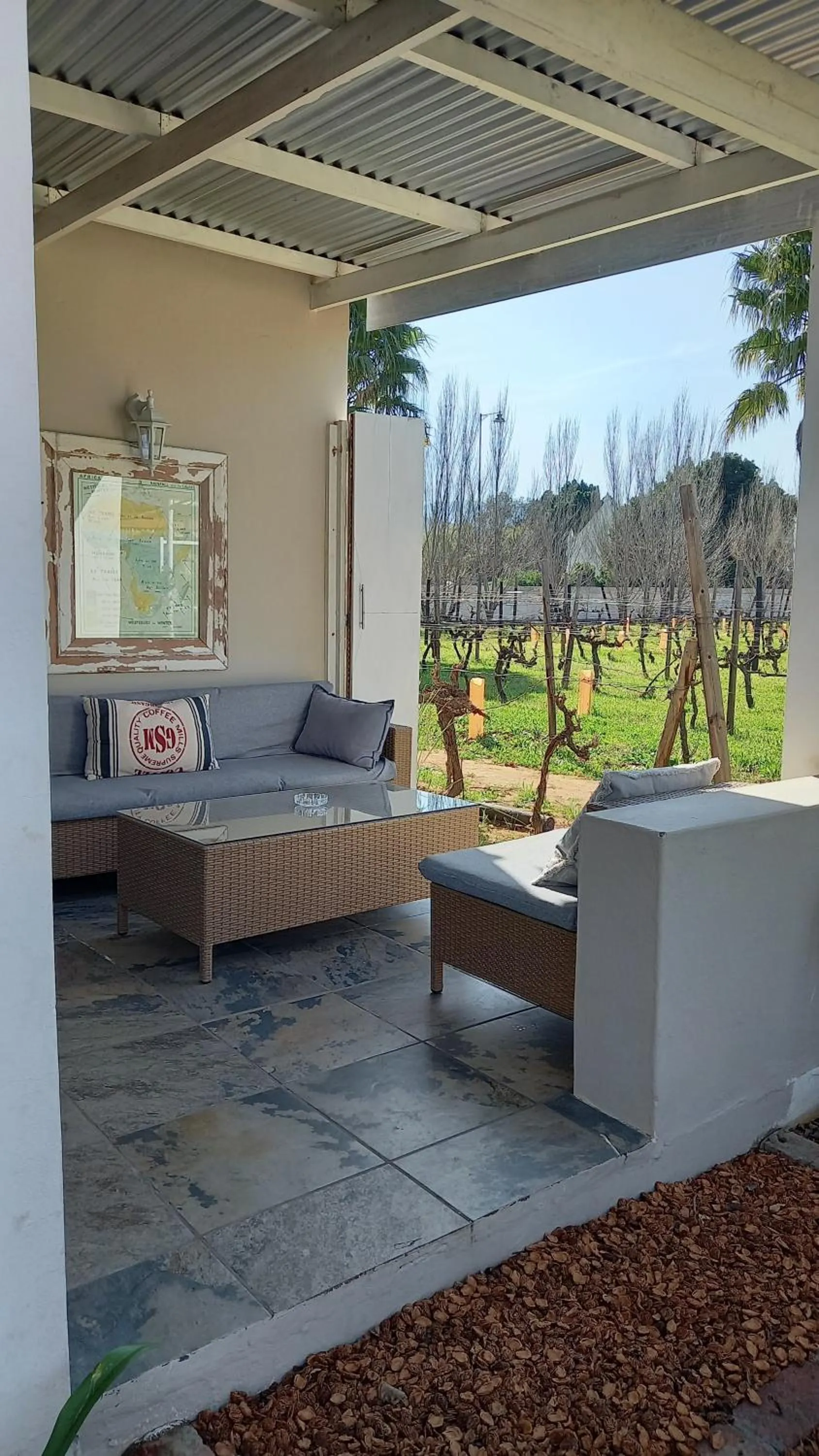 Patio in The Vineyard Country House