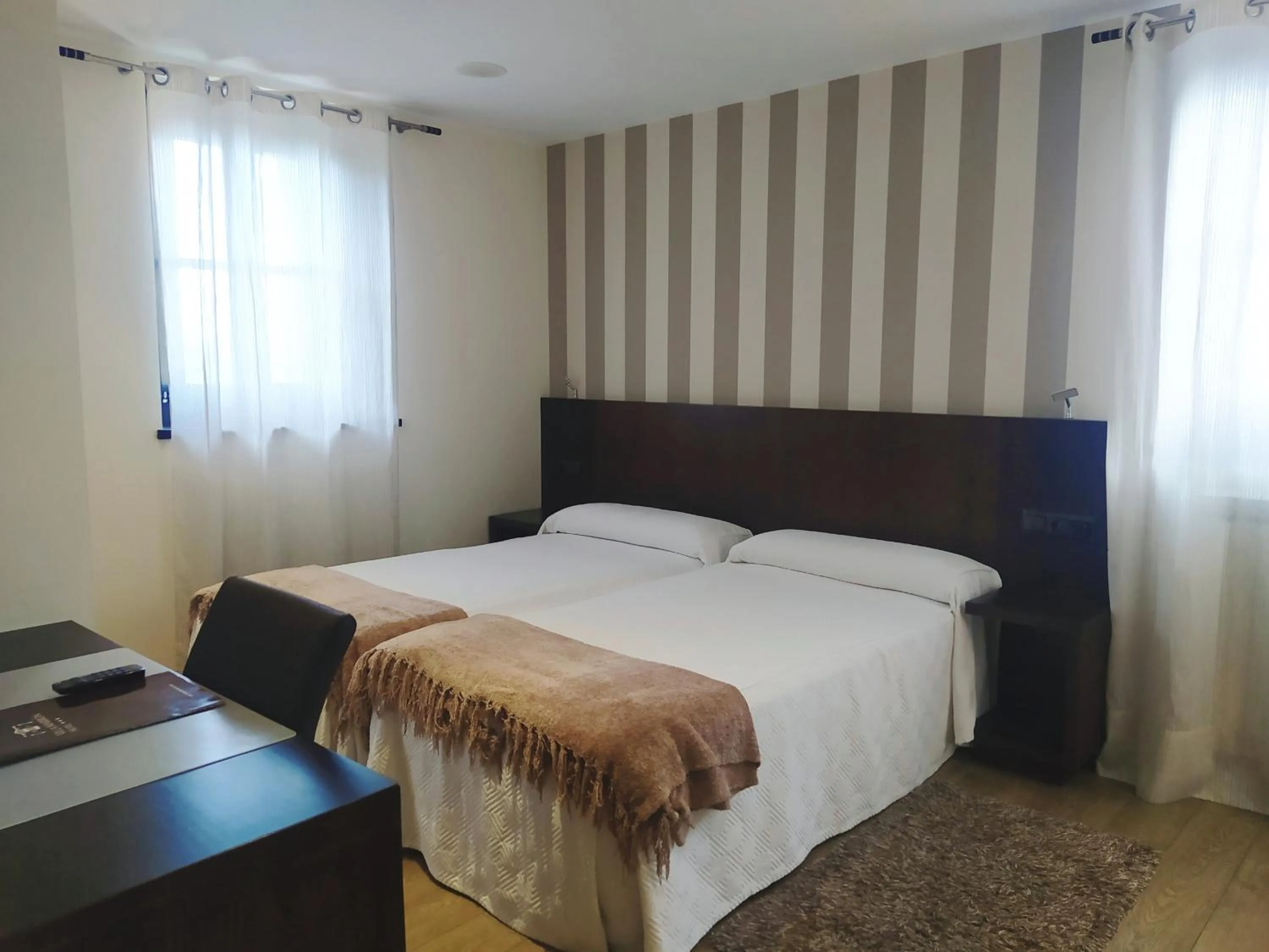 Bed in Hotel Villa Marrón