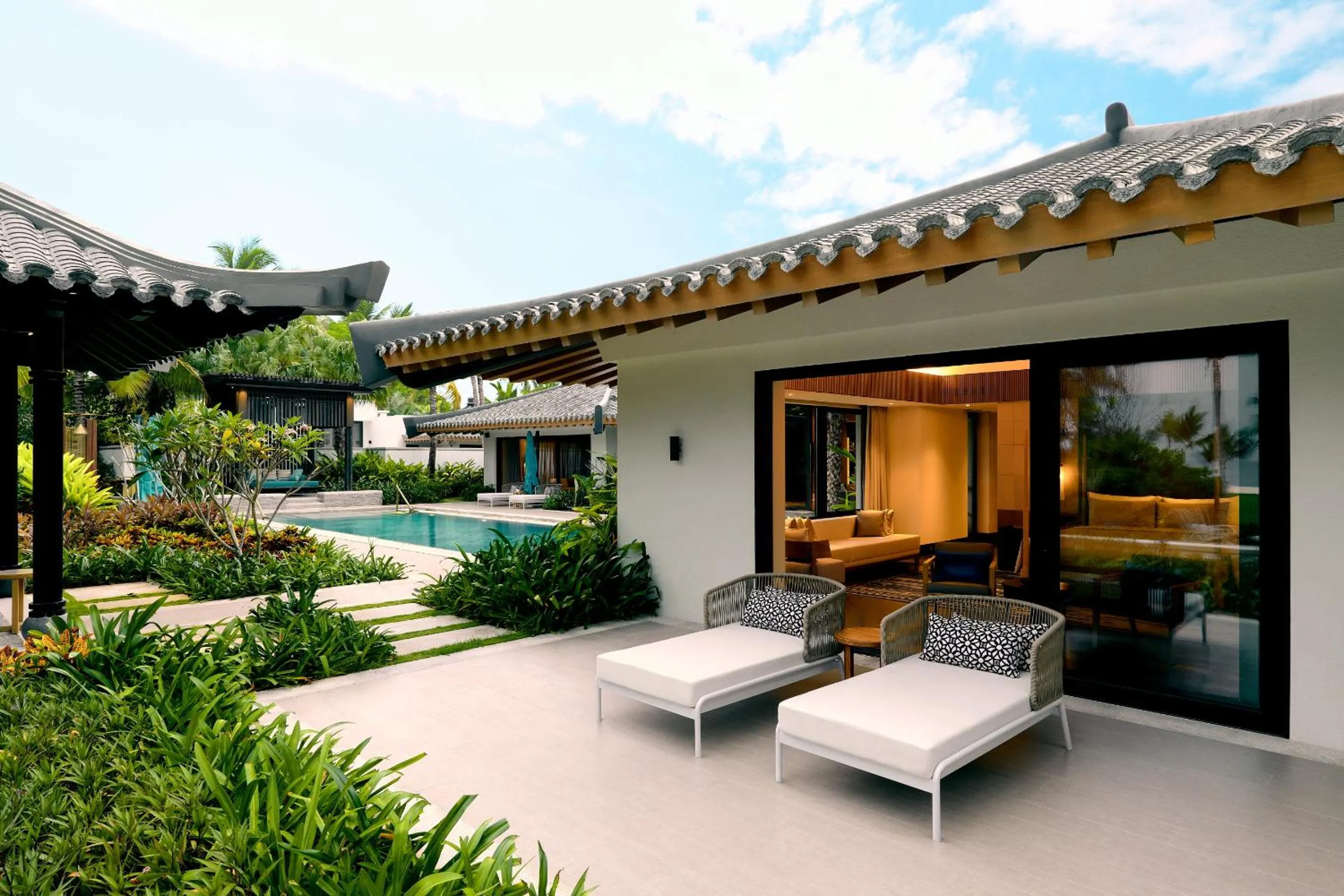 Balcony/Terrace in Capella Tufu Bay, Hainan