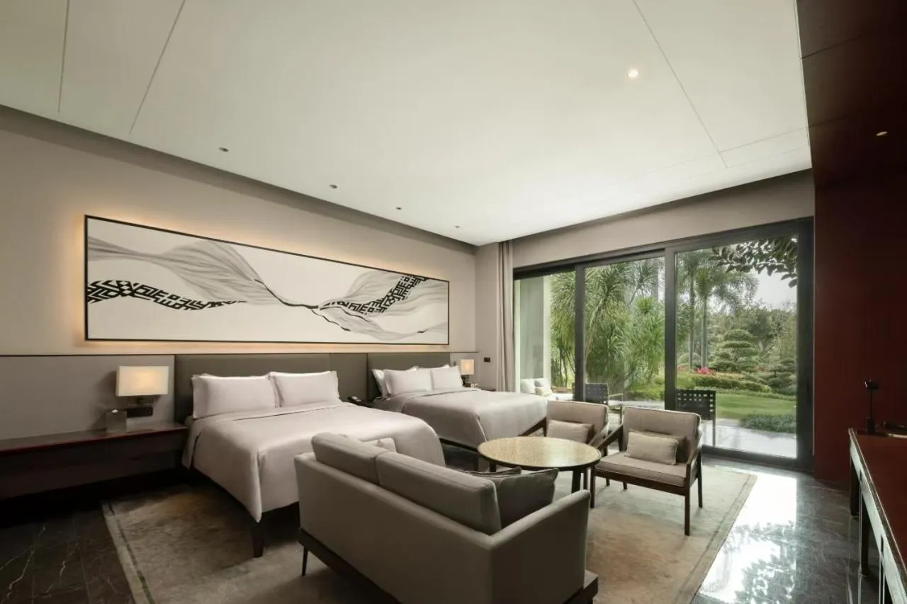 Bed in Capella Tufu Bay, Hainan