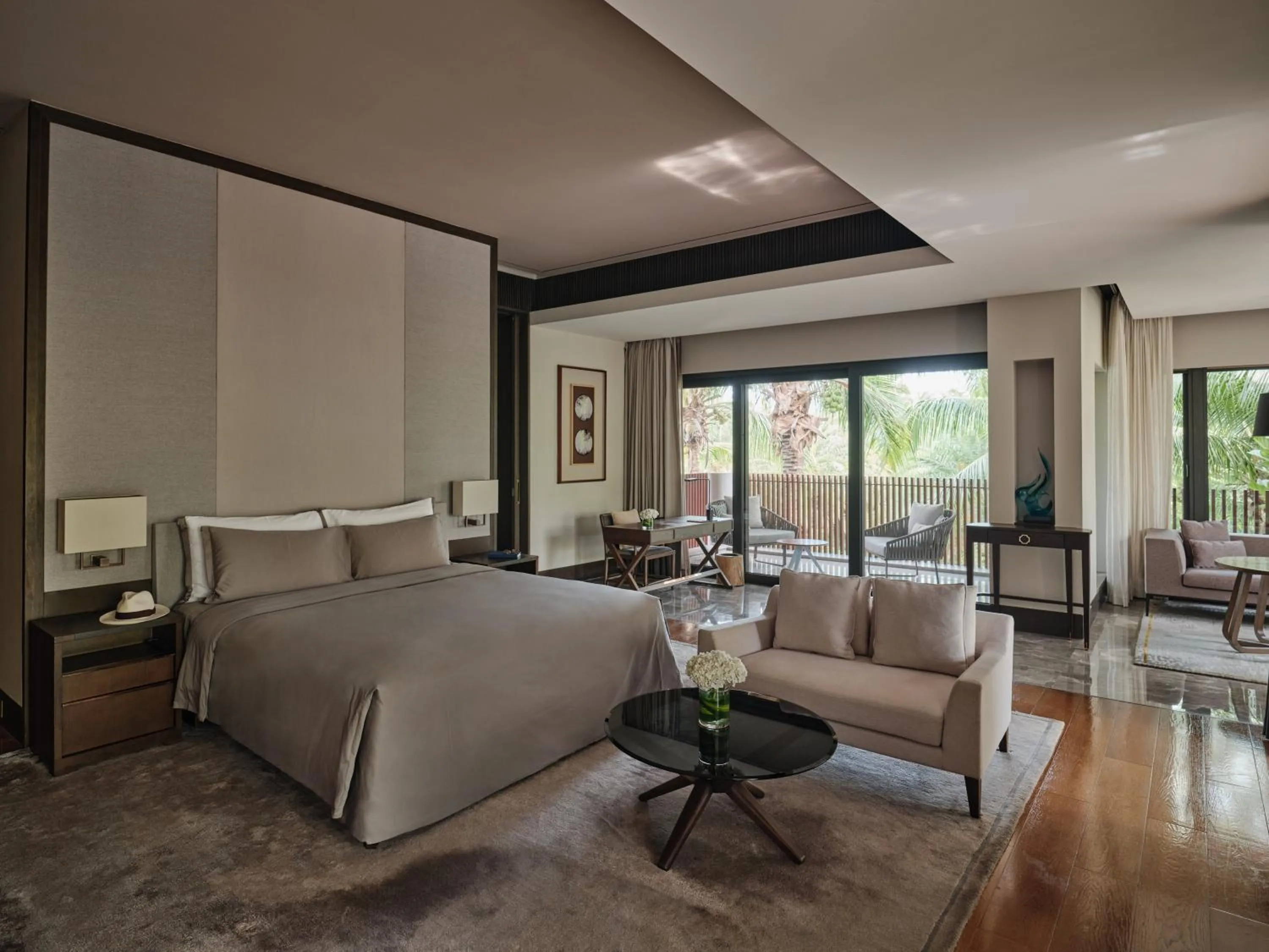 Bed in Capella Tufu Bay, Hainan