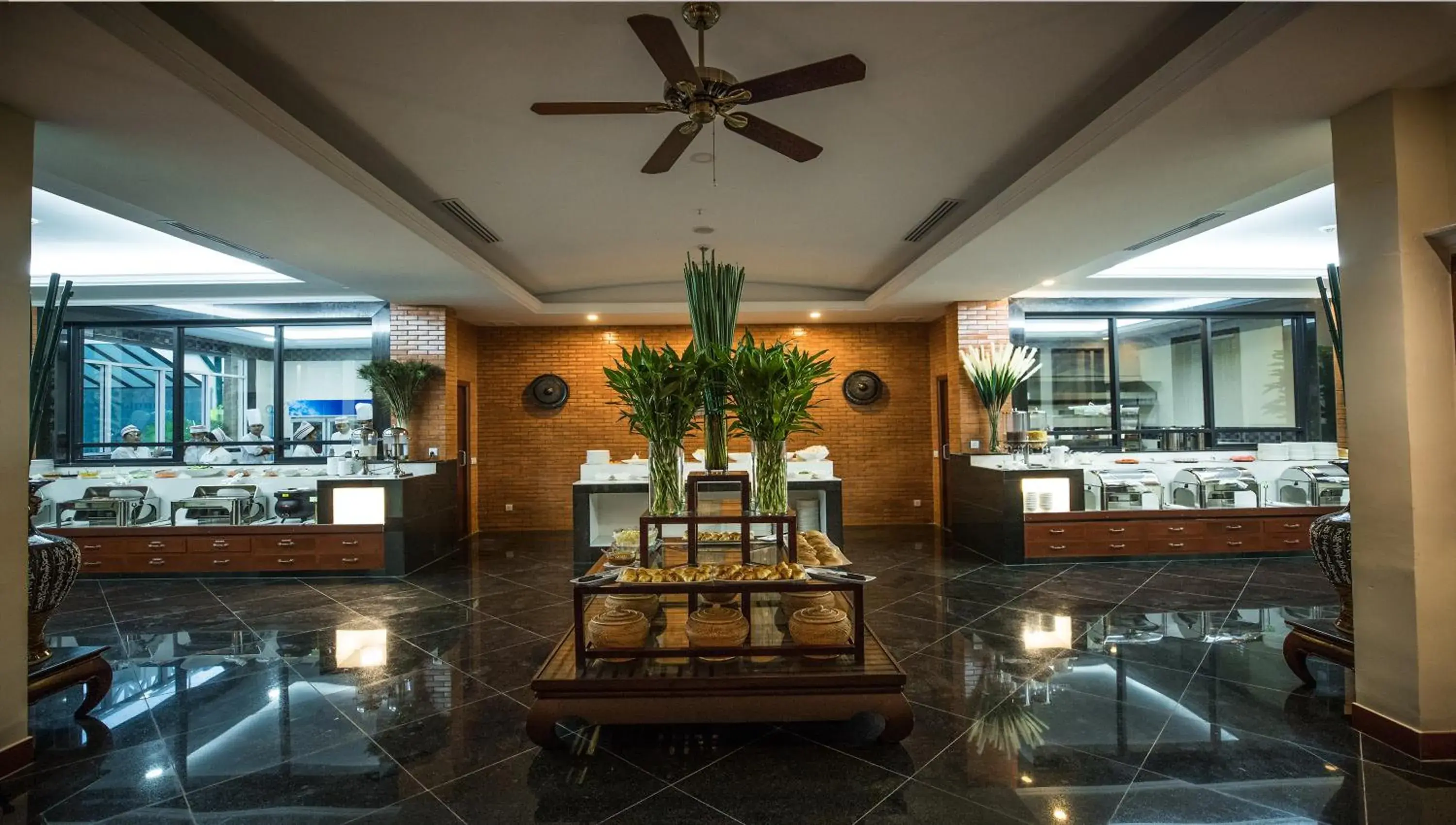 Buffet breakfast in Hotel De La Renaissance Buffet breakfast in Hotel De La Renaissance