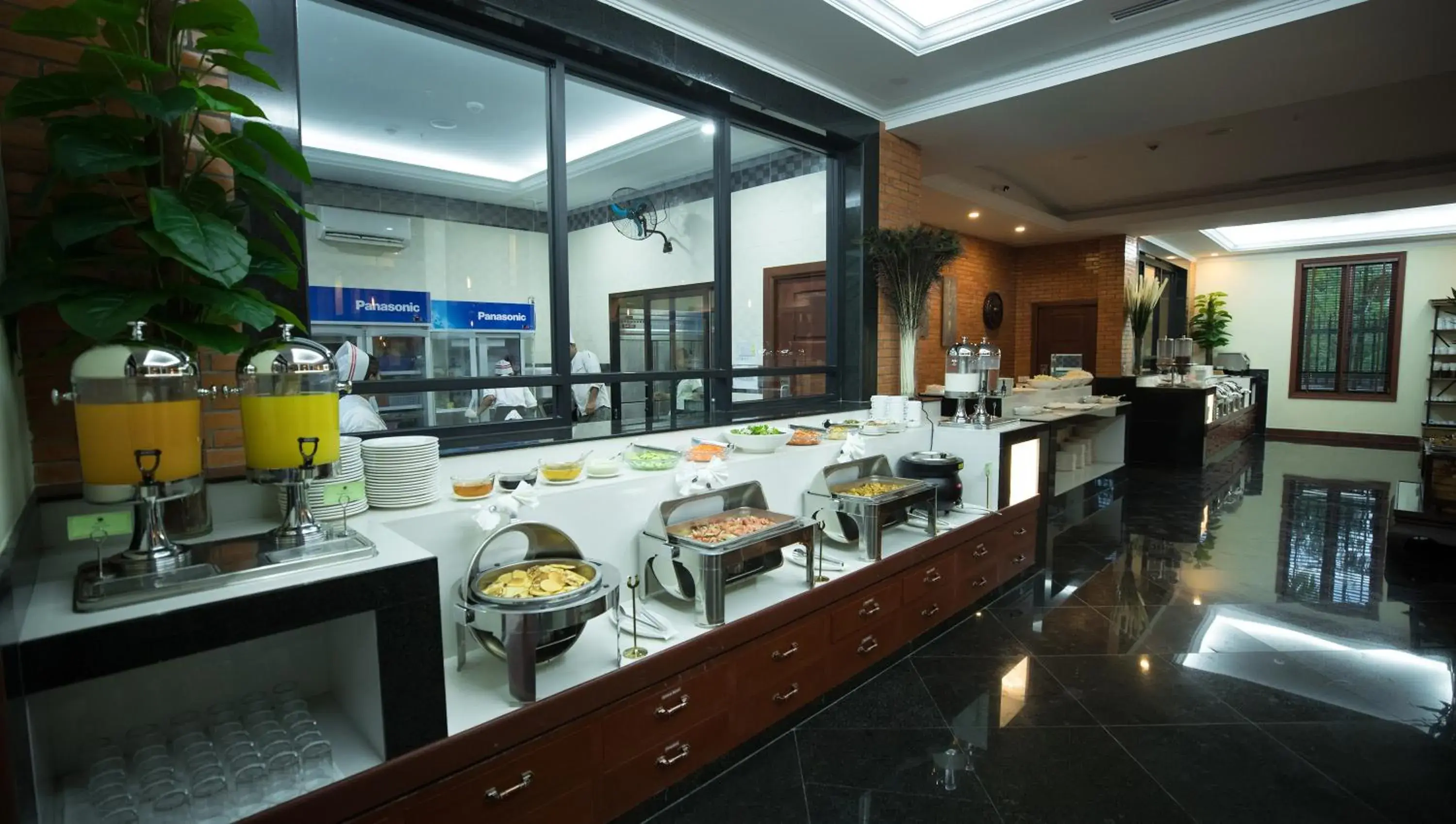 Buffet breakfast in Hotel De La Renaissance Buffet breakfast in Hotel De La Renaissance