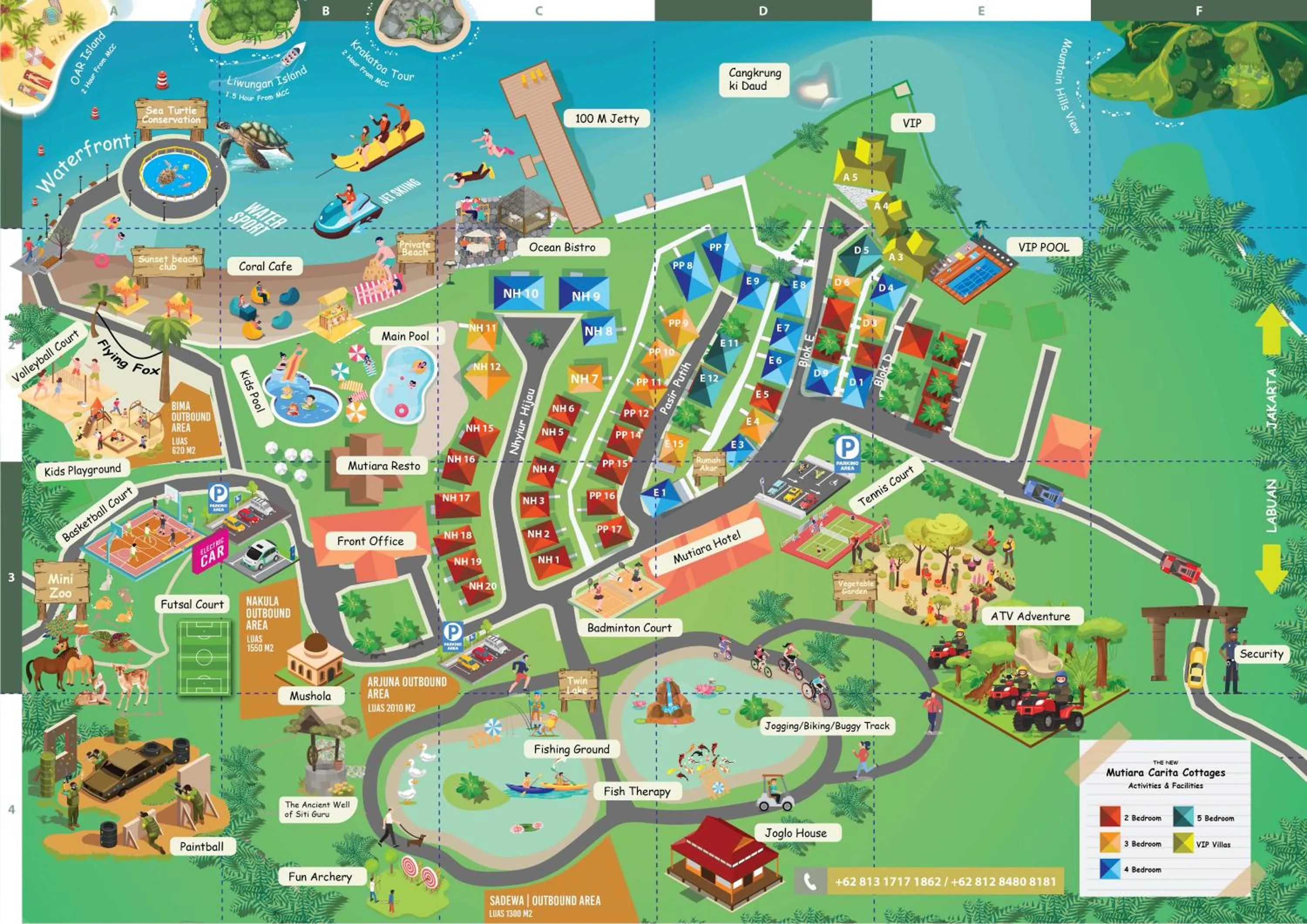 Activities in Mutiara Carita Cottages