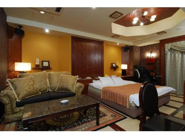 Photo of the whole room, Bed in Hotel ShaSha Toyonaka (Adult Only)