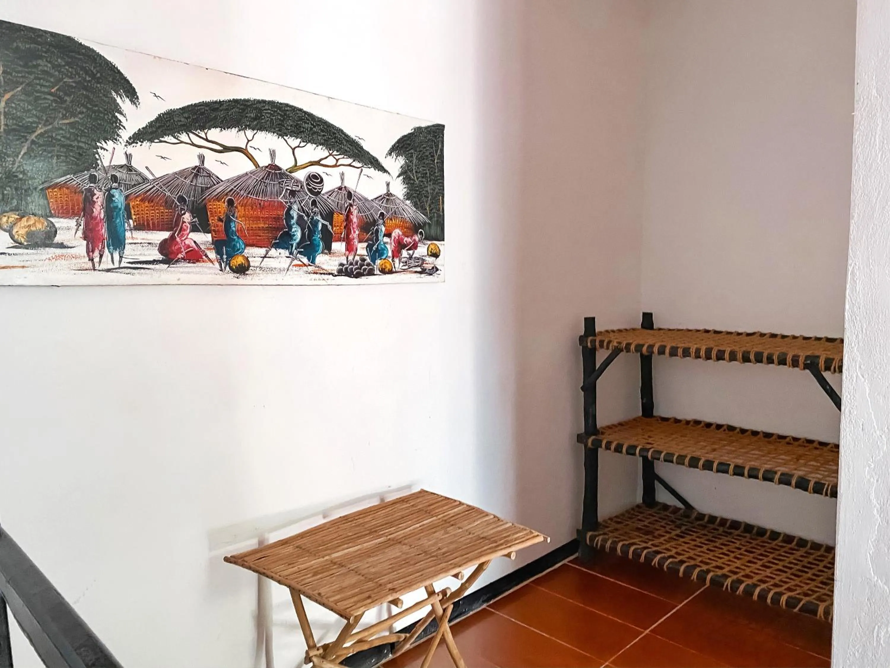 Living room in Papaya Guest House Nungwi