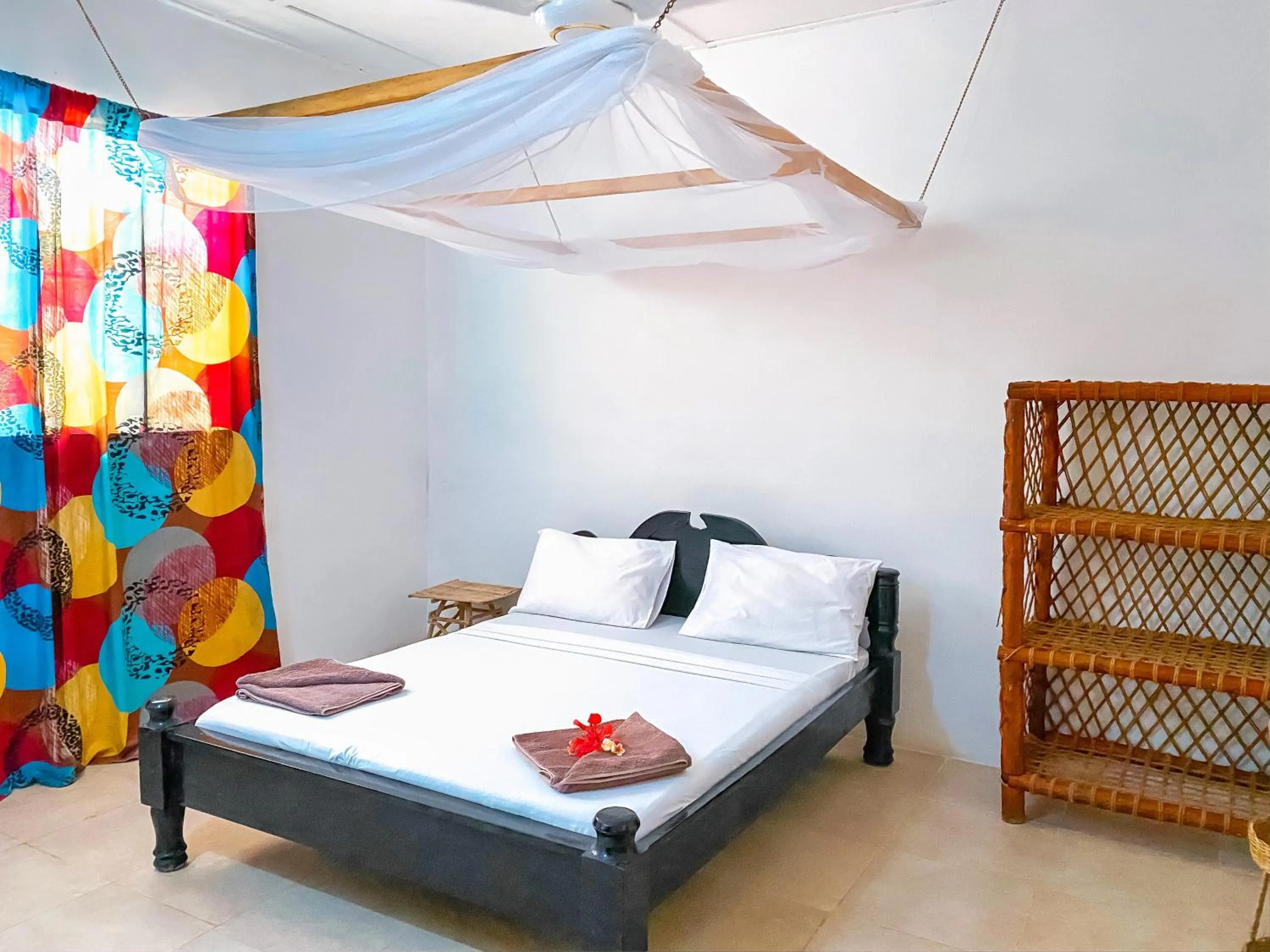 Bed in Papaya Guest House Nungwi