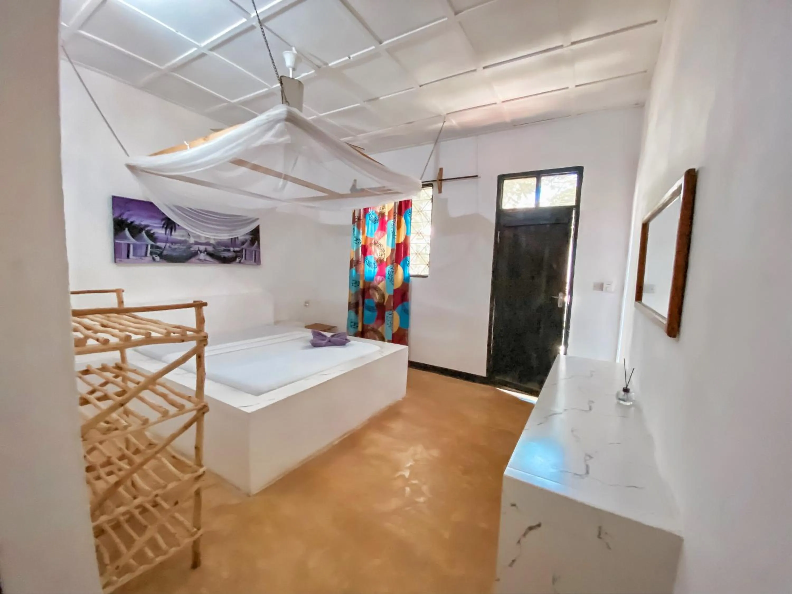 Photo of the whole room, Bed in Papaya Guest House Nungwi