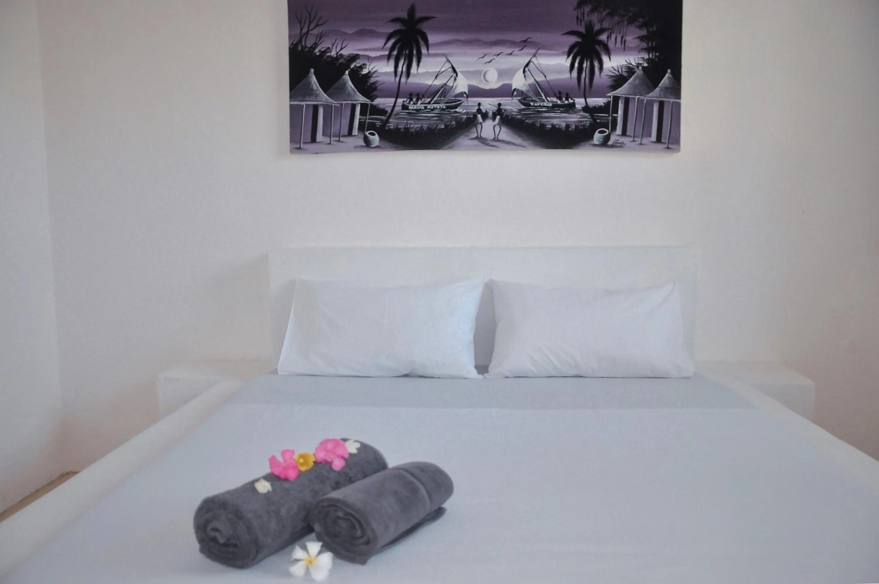 Bed in Papaya Guest House Nungwi