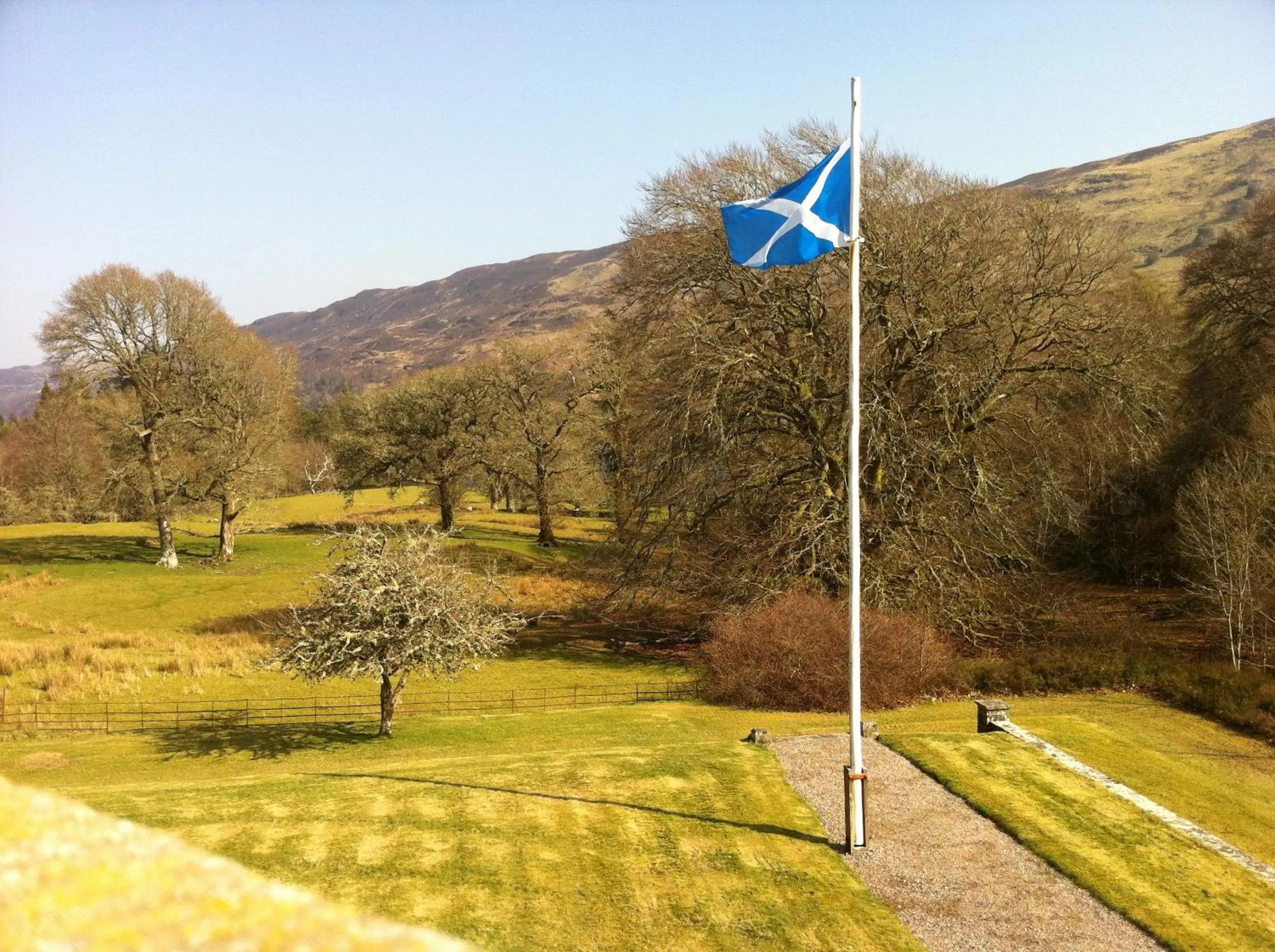 View (from property/room) in Glengarry Castle Hotel