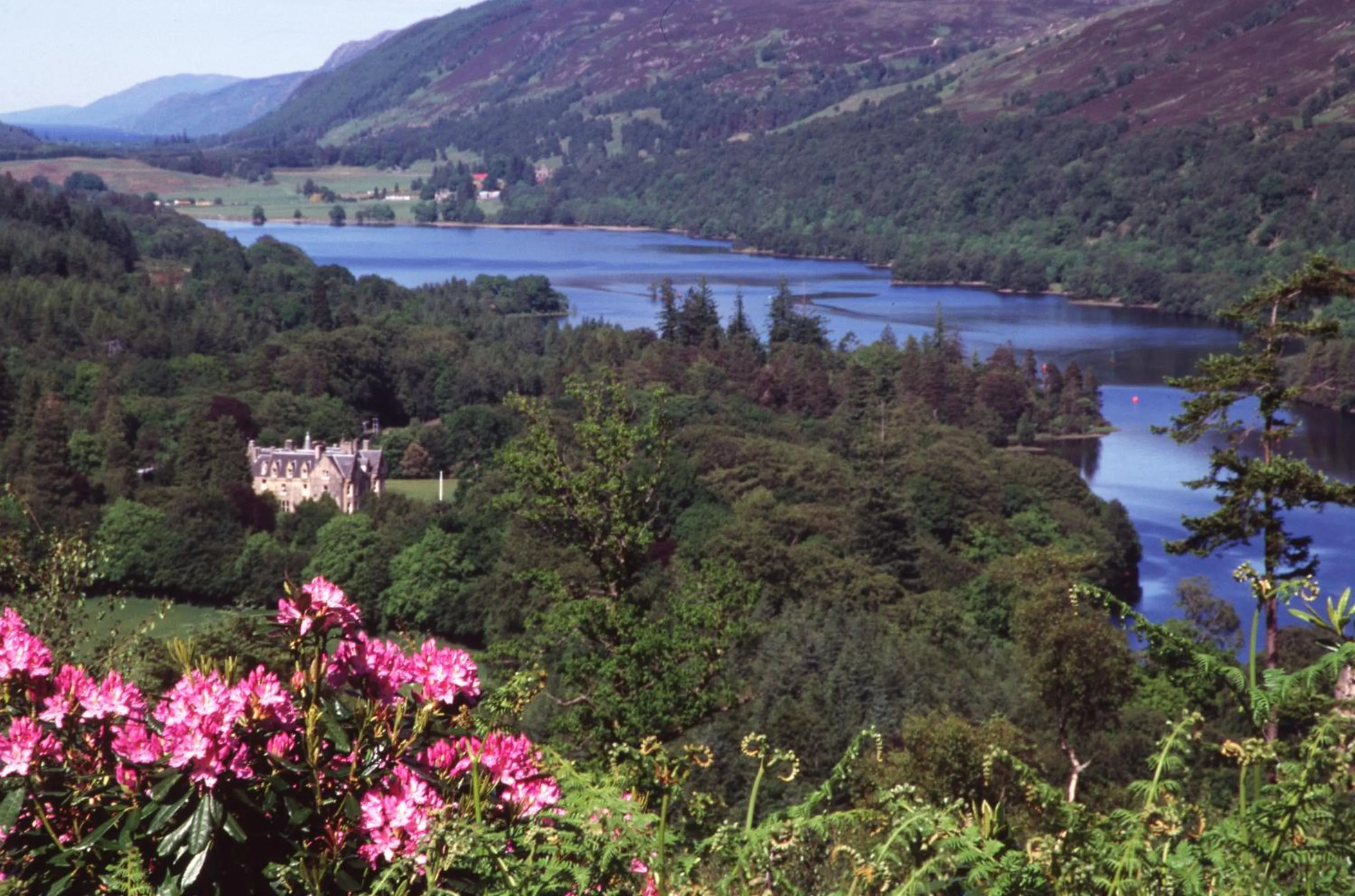 Bird's eye view in Glengarry Castle Hotel