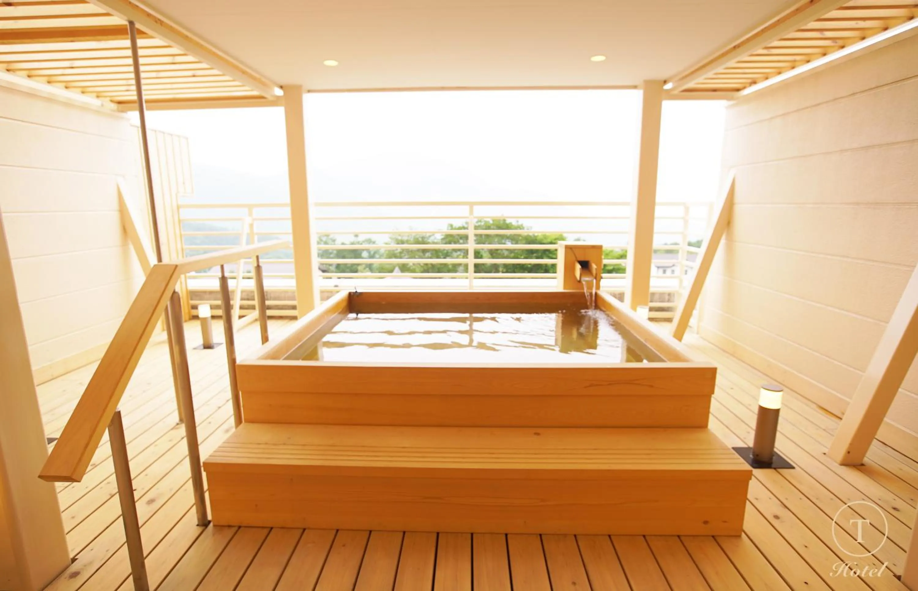 Open Air Bath in T Hotel Ryuoo