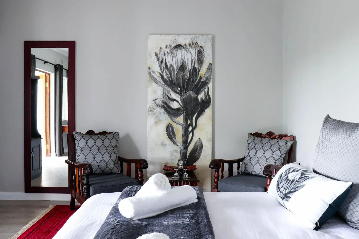 Seating area, Bed in Arbour1 Guesthouse