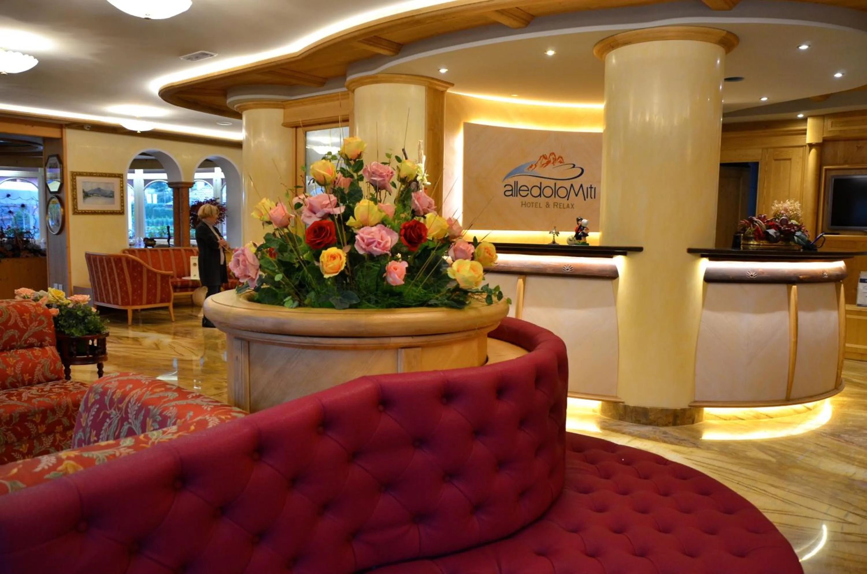 Lobby or reception in Alledolomiti Boutique Lake Hotel - Adults friendly