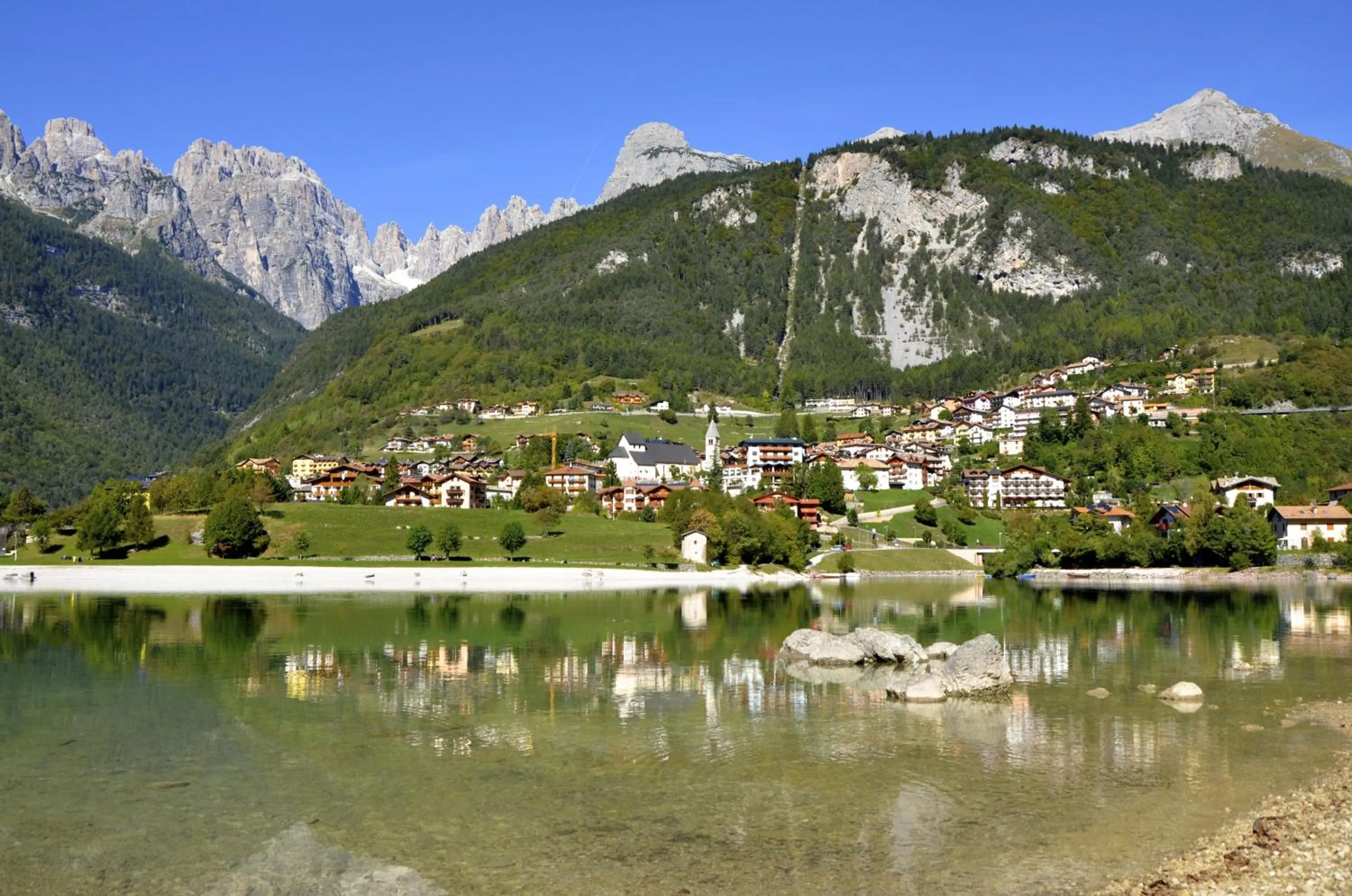 Natural landscape in Alledolomiti Boutique Lake Hotel - Adults friendly