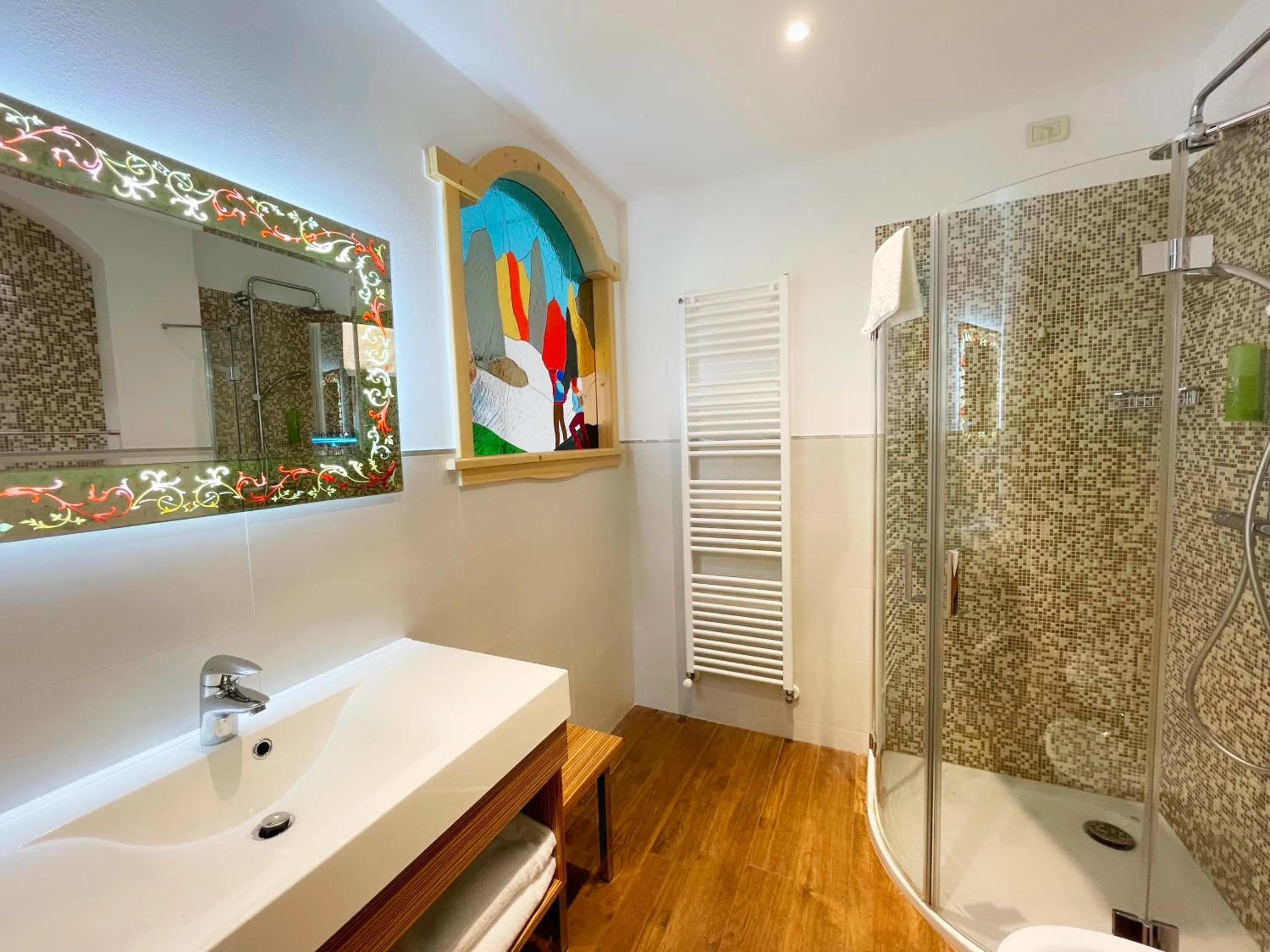 Bathroom in Alledolomiti Boutique Lake Hotel - Adults friendly