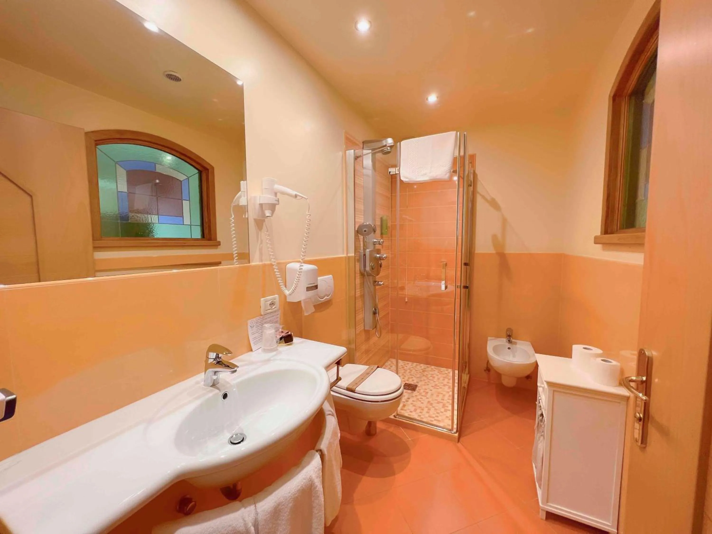 Shower in Alledolomiti Boutique Lake Hotel - Adults friendly