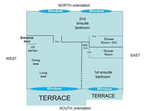 Carlton area: New 2 beds / 2 baths