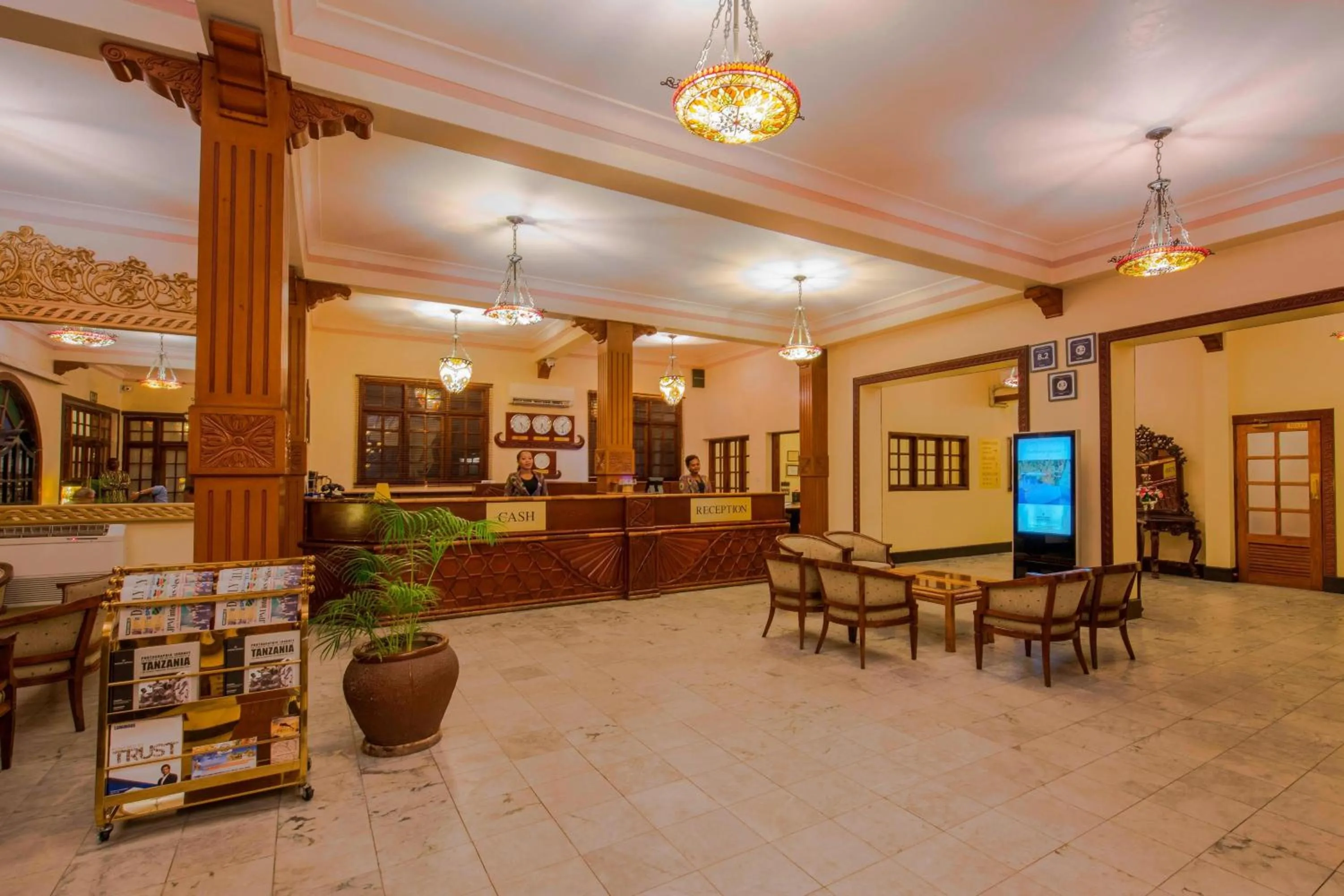 Lobby or reception in Protea Hotel by Marriott Dar es Salaam Courtyard