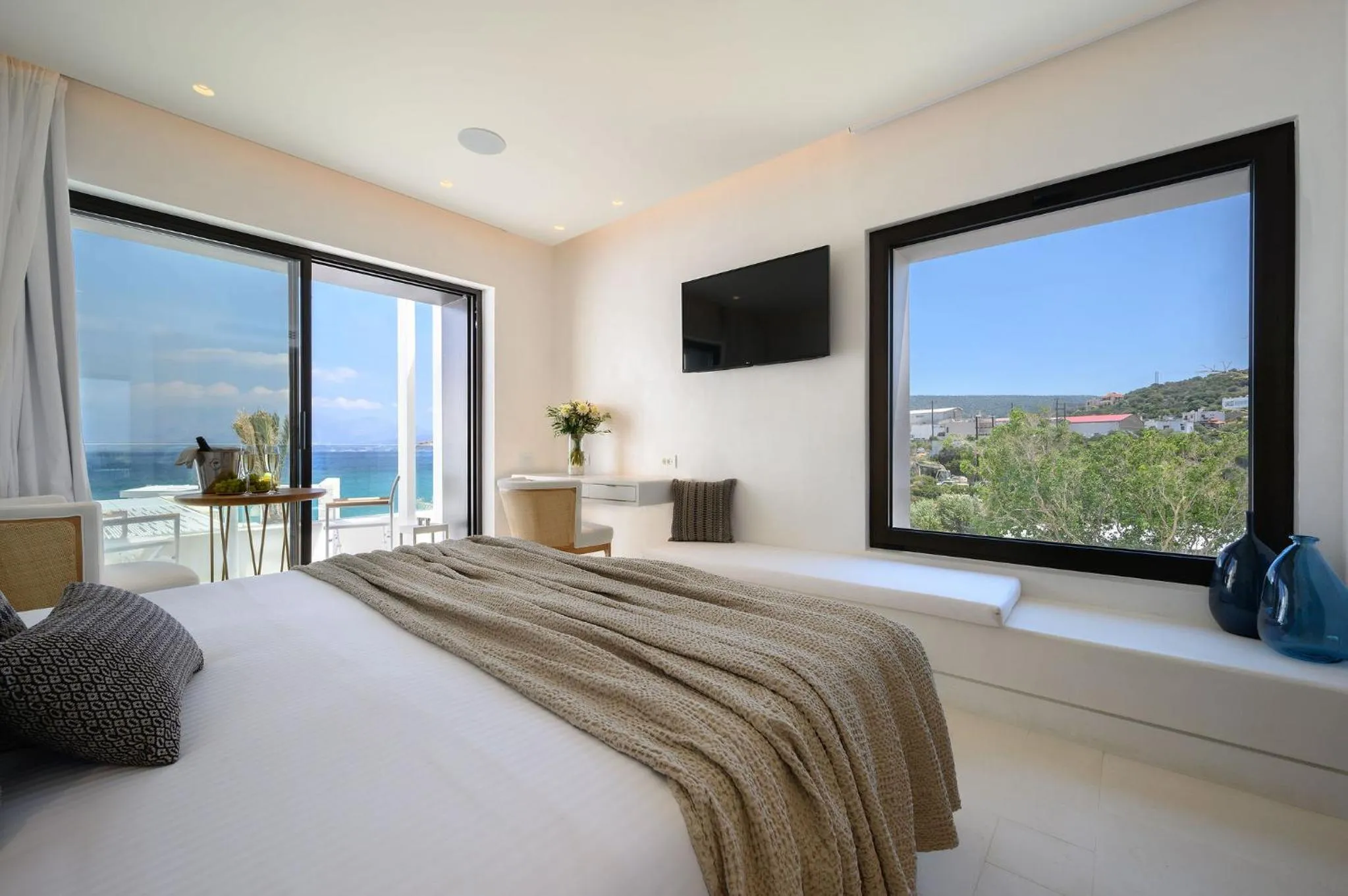 Photo of the whole room, Bed in The Island Concept Luxury Boutique Hotel Heated Pool