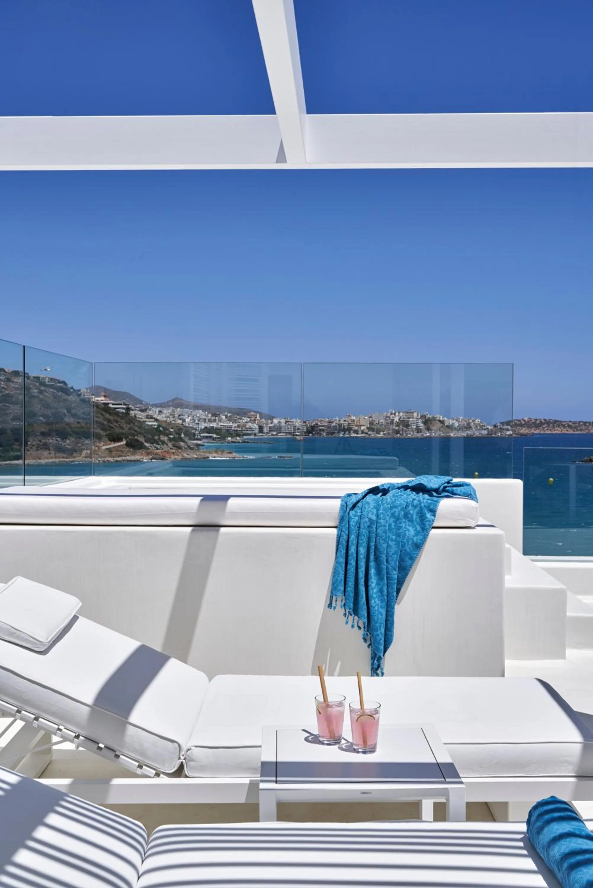 Balcony/Terrace in The Island Concept Luxury Boutique Hotel Heated Pool