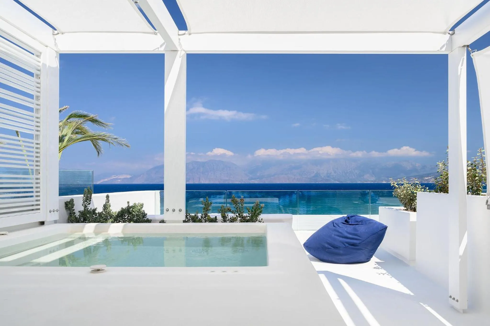 Balcony/Terrace in The Island Concept Luxury Boutique Hotel Heated Pool