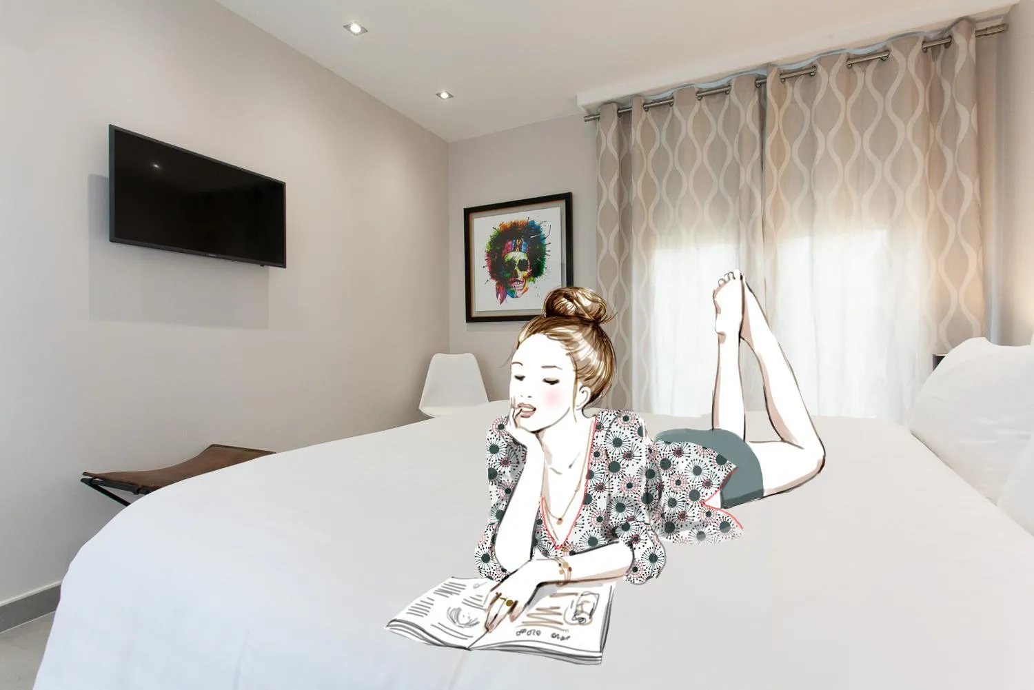 Marriott- Croisette: Superb 3 bedrooms/ 3 baths