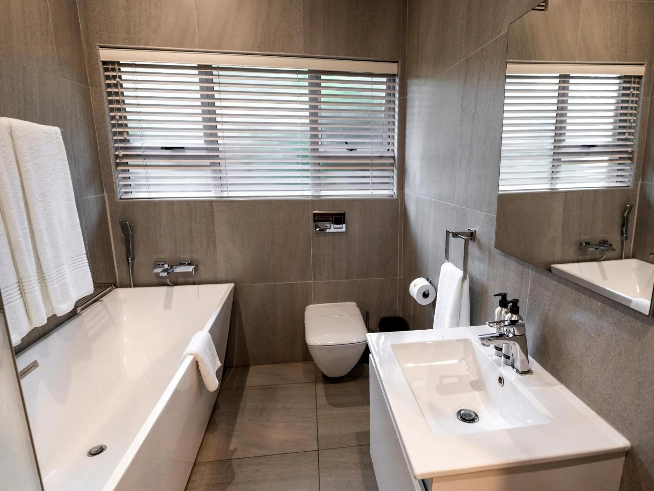 Bathroom in Little Eden St Lucia