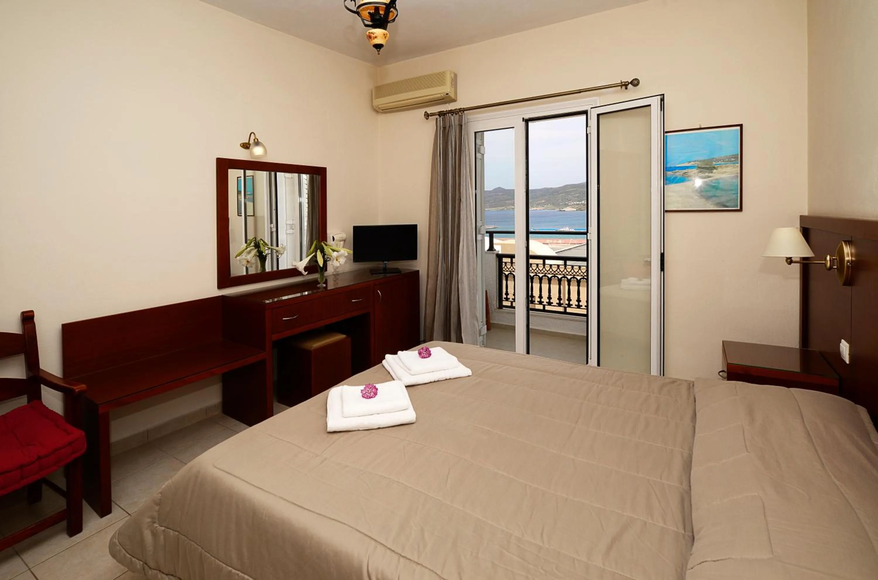 Bed in Hotel El Greco