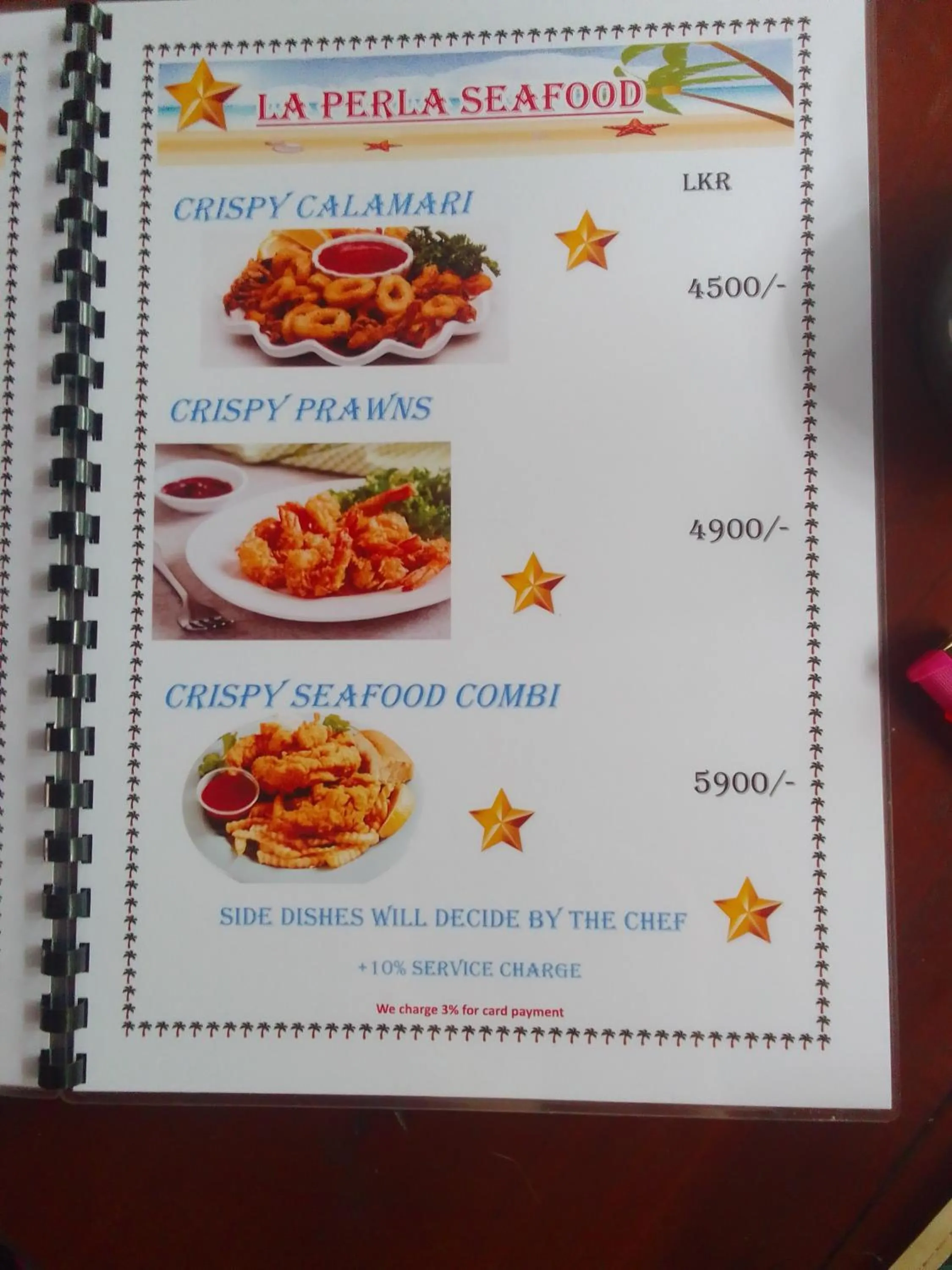 Restaurant/places to eat in La Perla Bentota