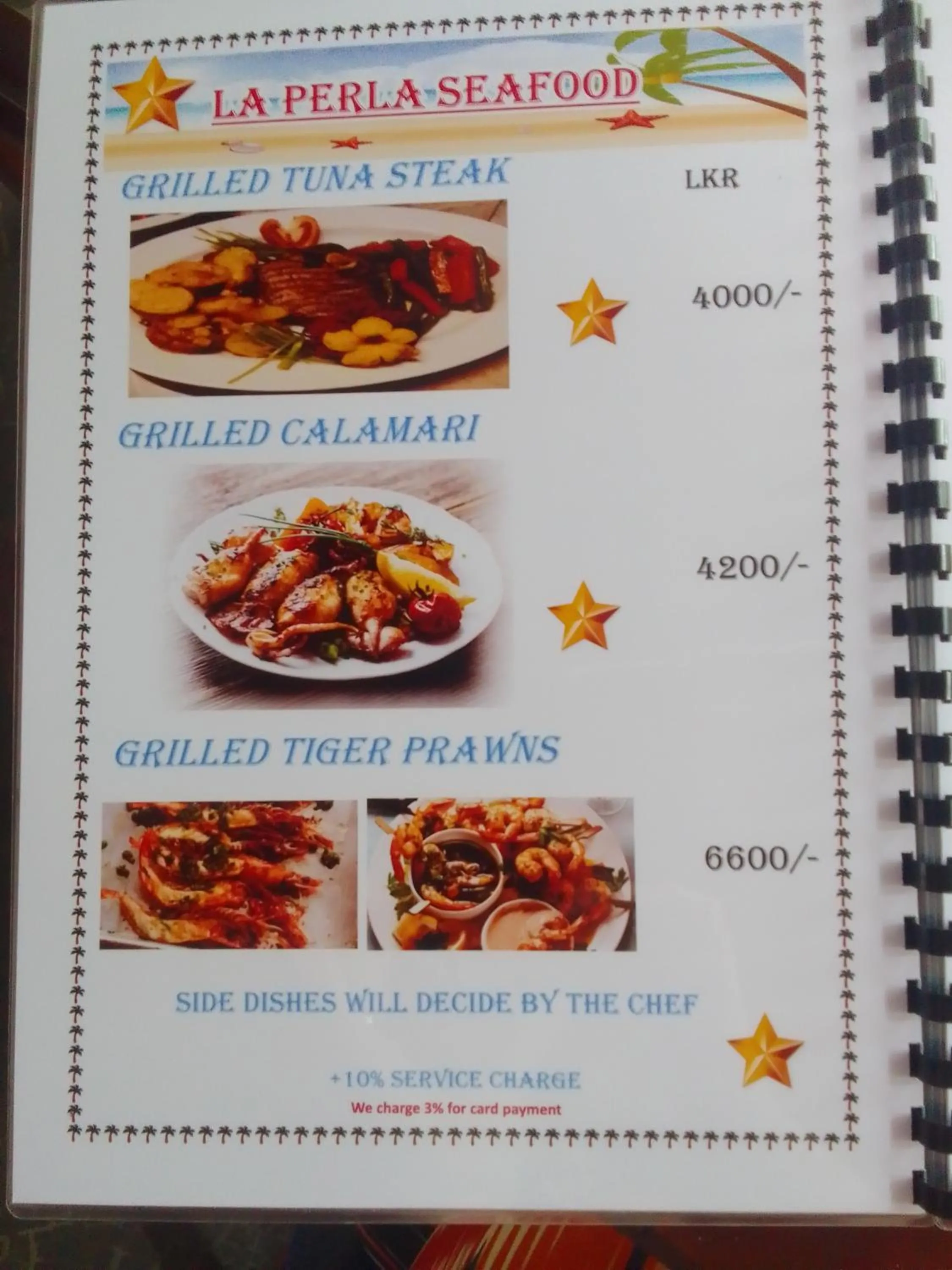 Restaurant/places to eat in La Perla Bentota