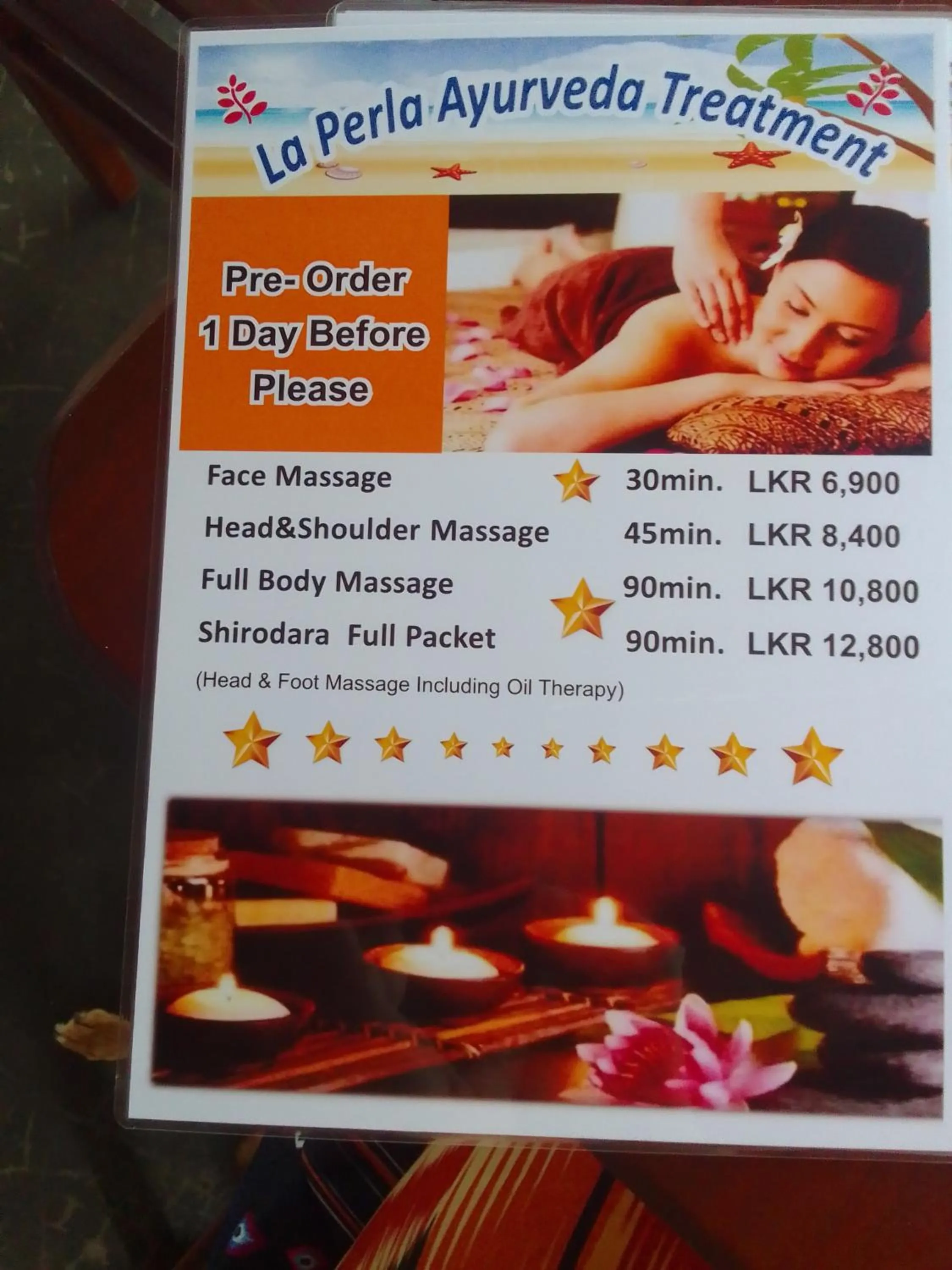 Spa and wellness centre/facilities in La Perla Bentota