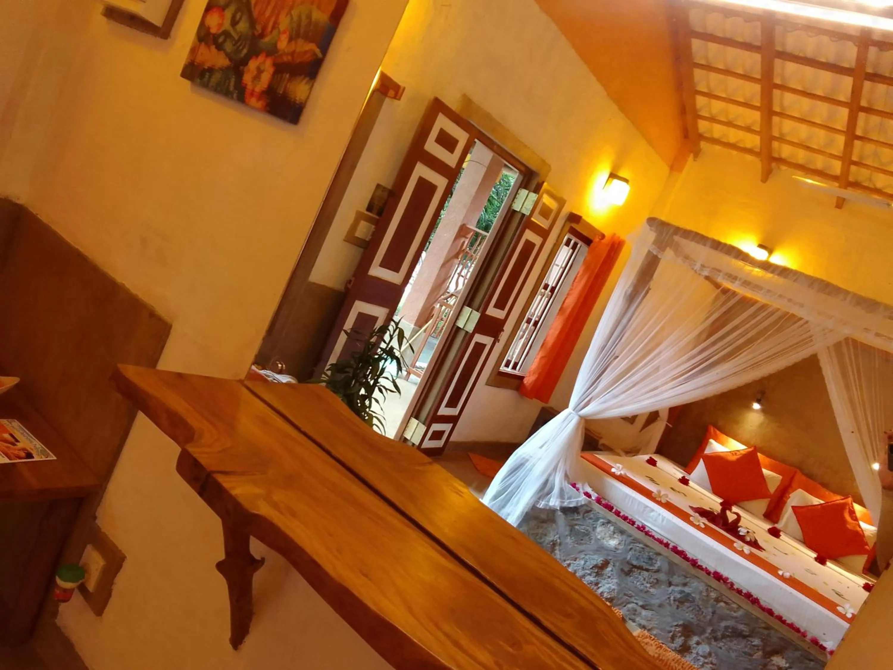 Bed in La Perla Bentota