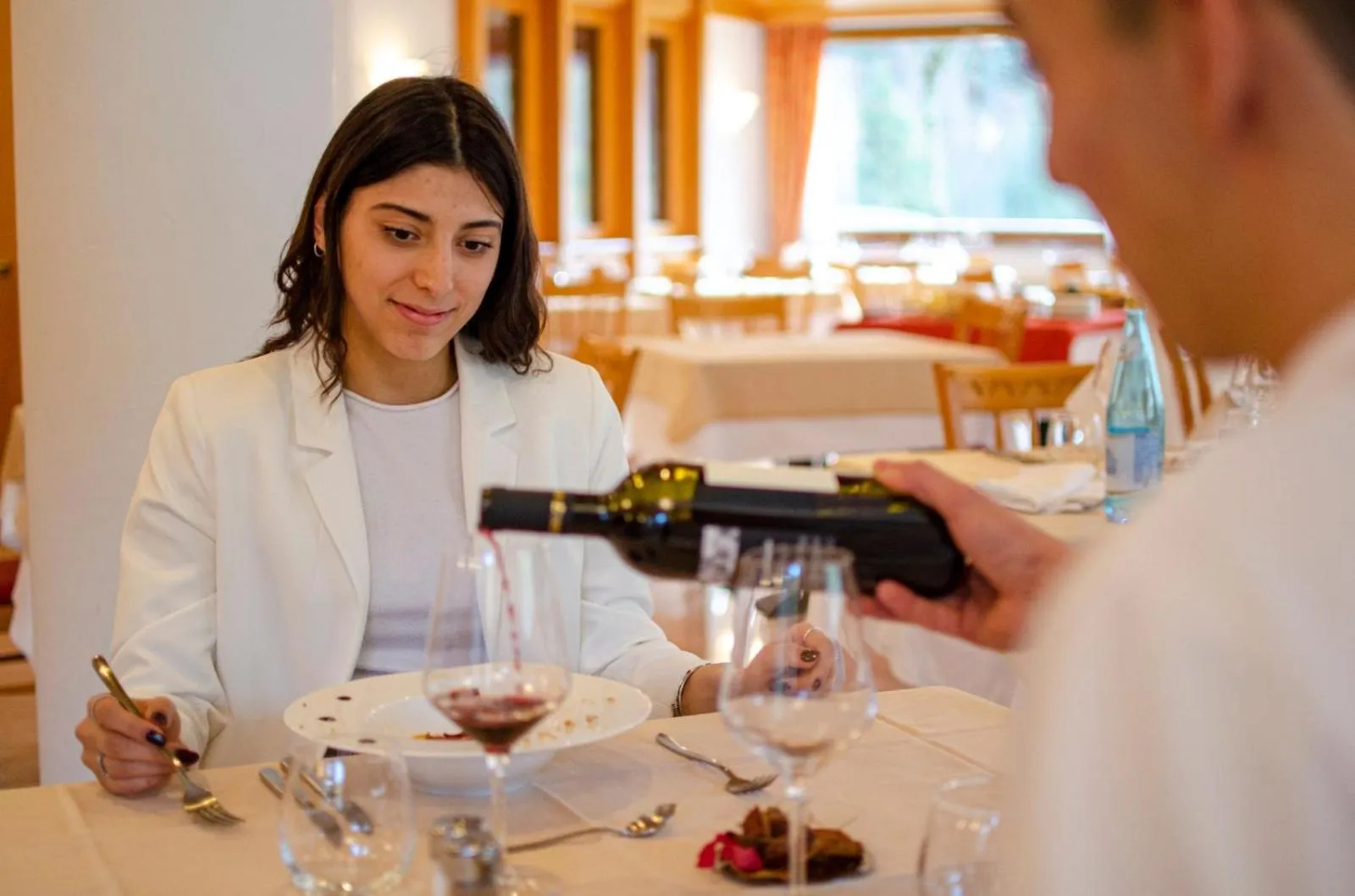 Restaurant/places to eat in Flos Hotel