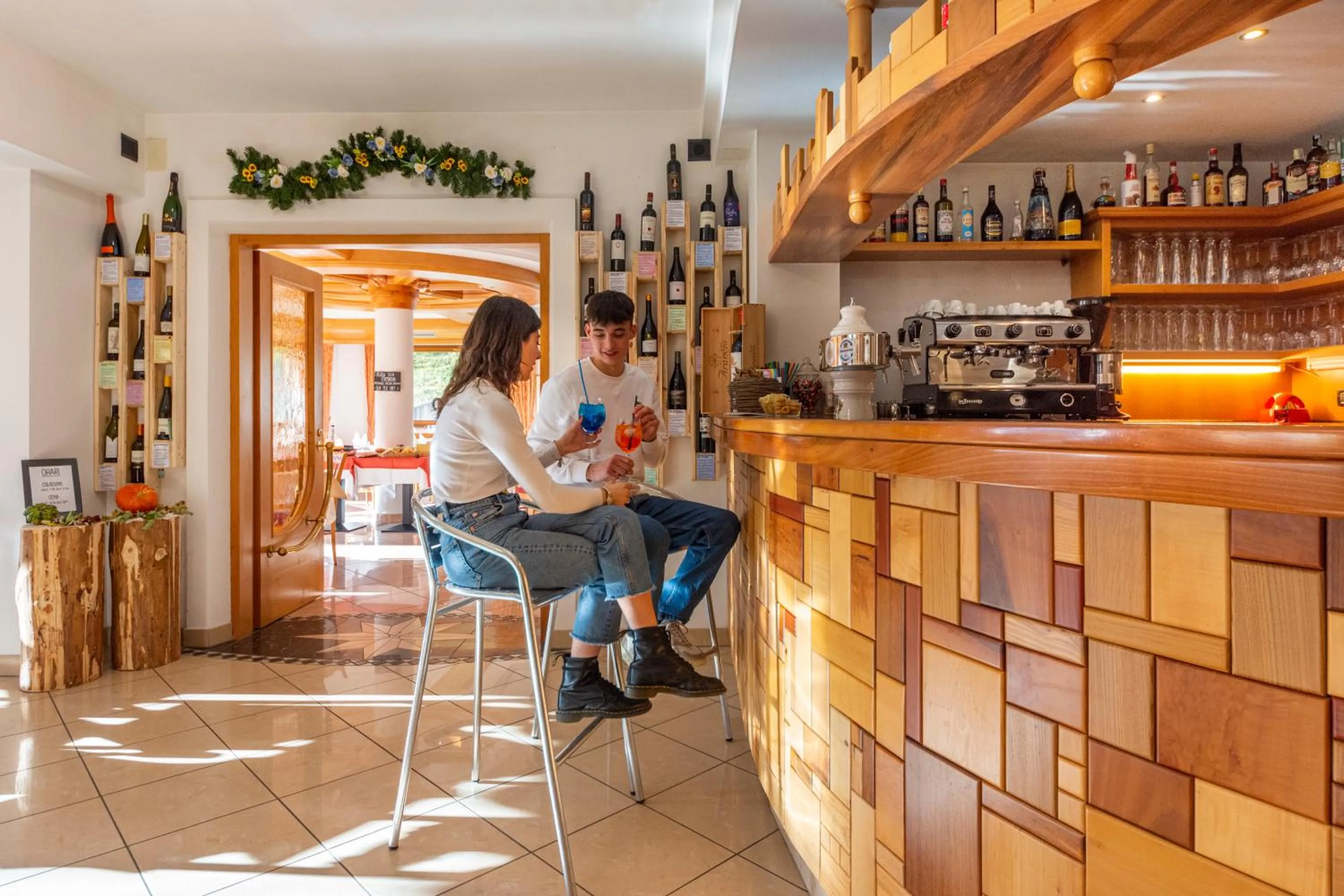 Lounge or bar in Flos Hotel