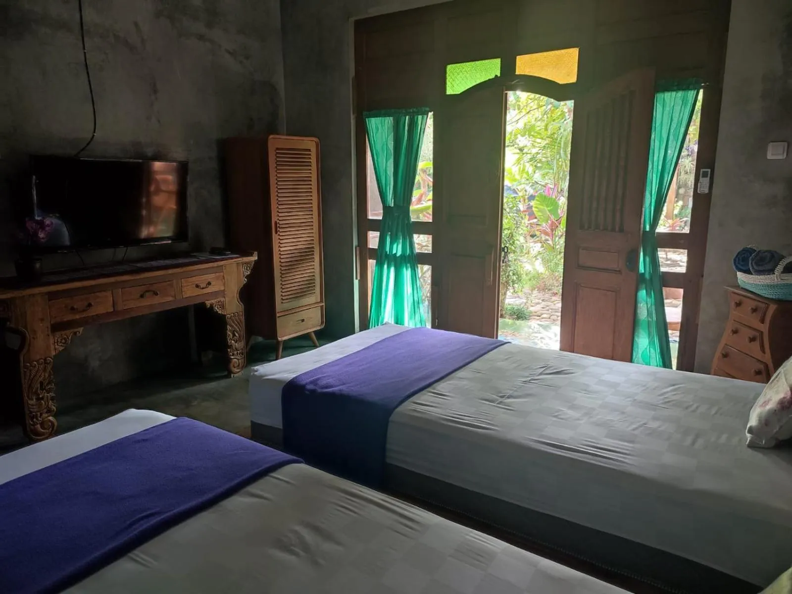 Bed in Watukarung Ristu Homestay