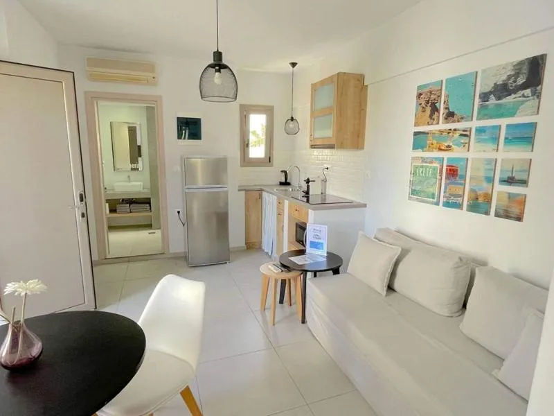 Living room in Minoa Apartments