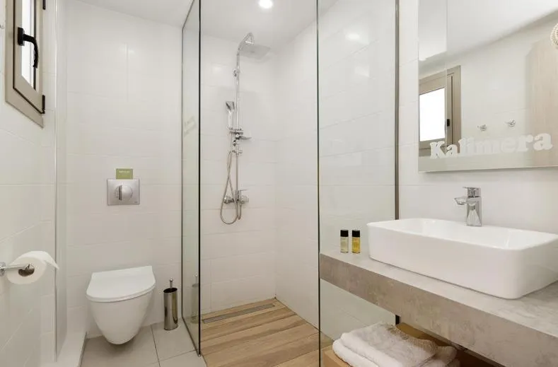 Shower in Minoa Apartments