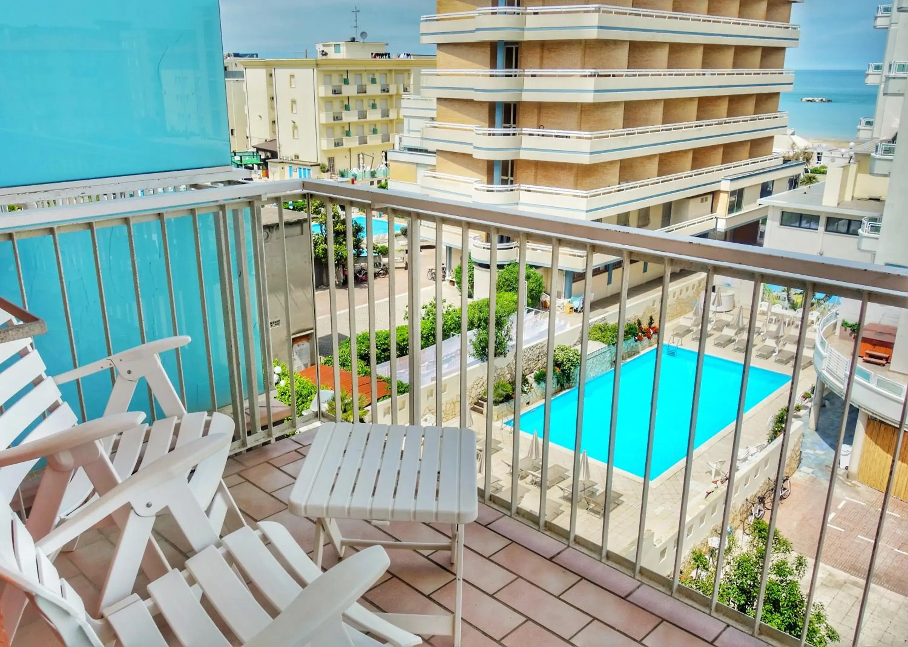 Pool View in Hotel Tridentum