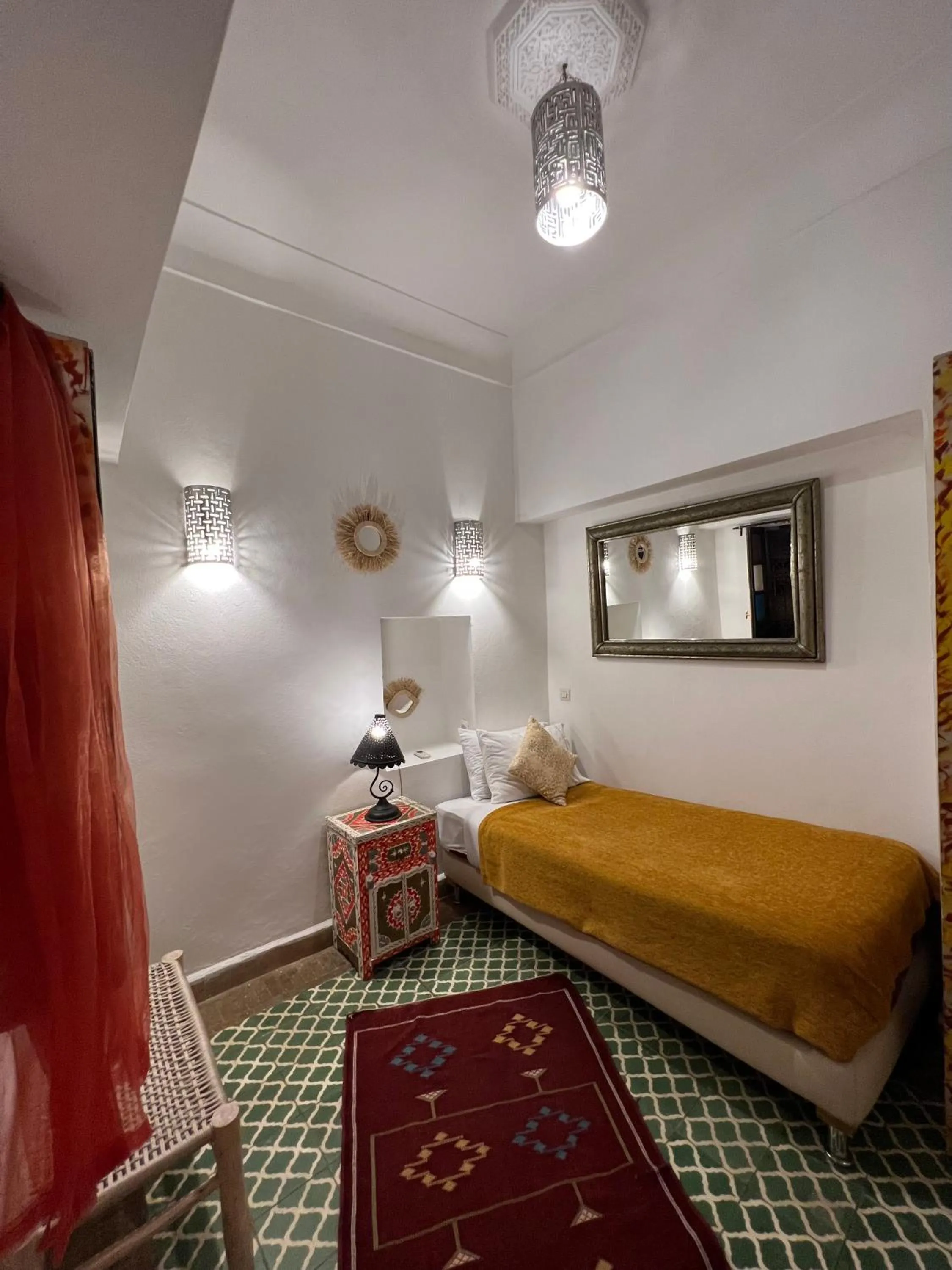 Bed in Riad Andalla