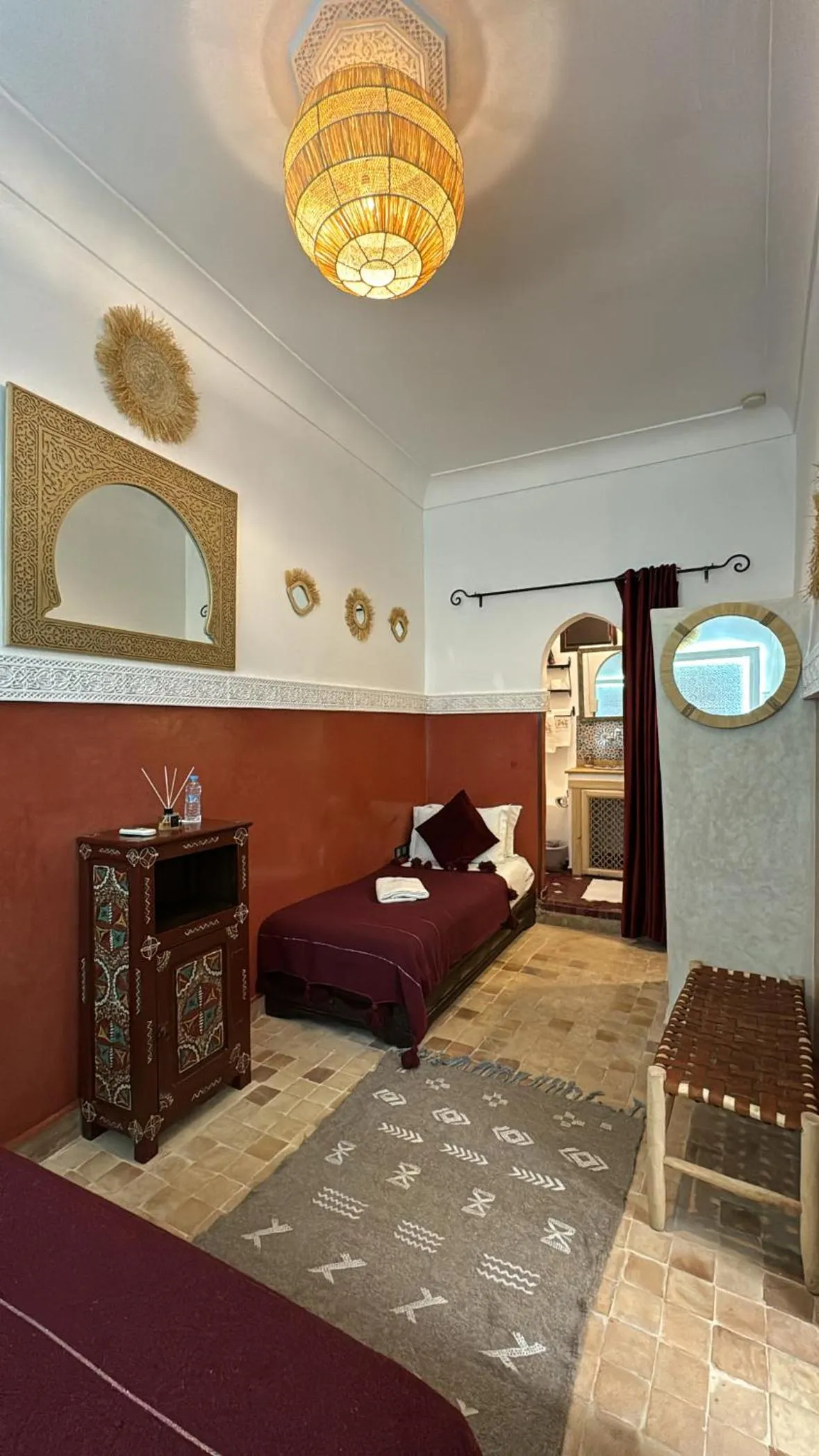 Bed in Riad Andalla