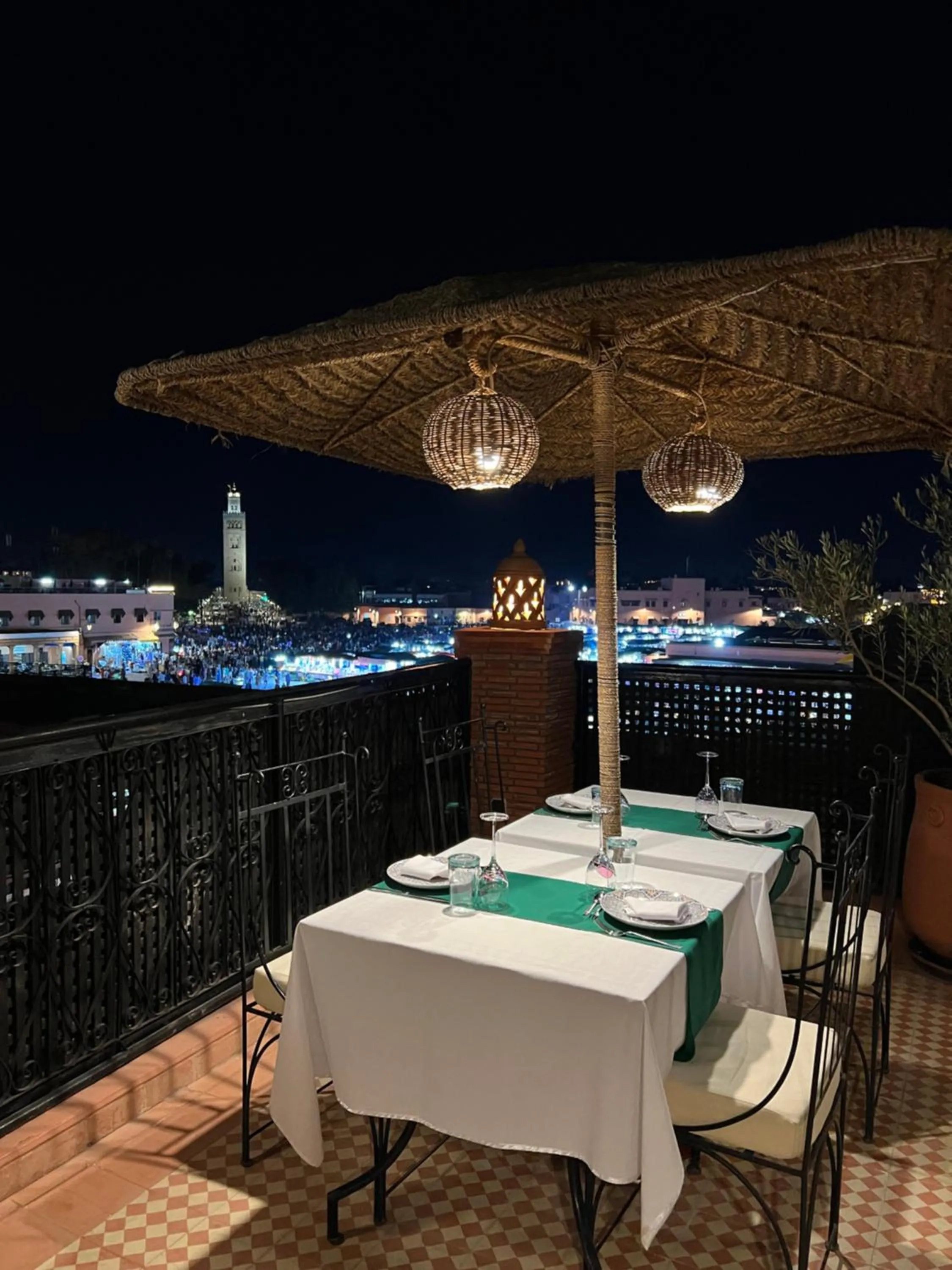 Patio in Riad Andalla