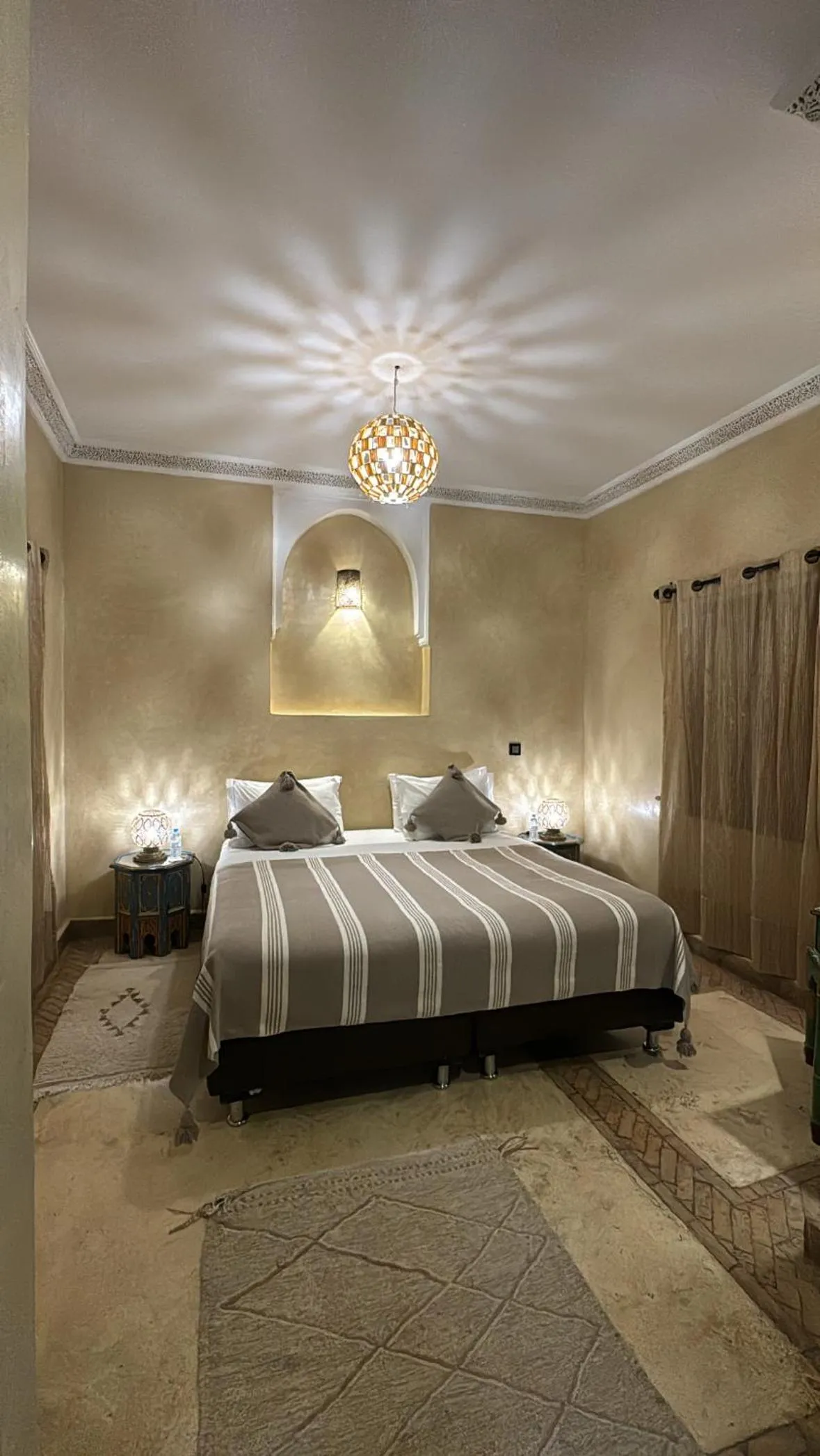 Bed in Riad Andalla