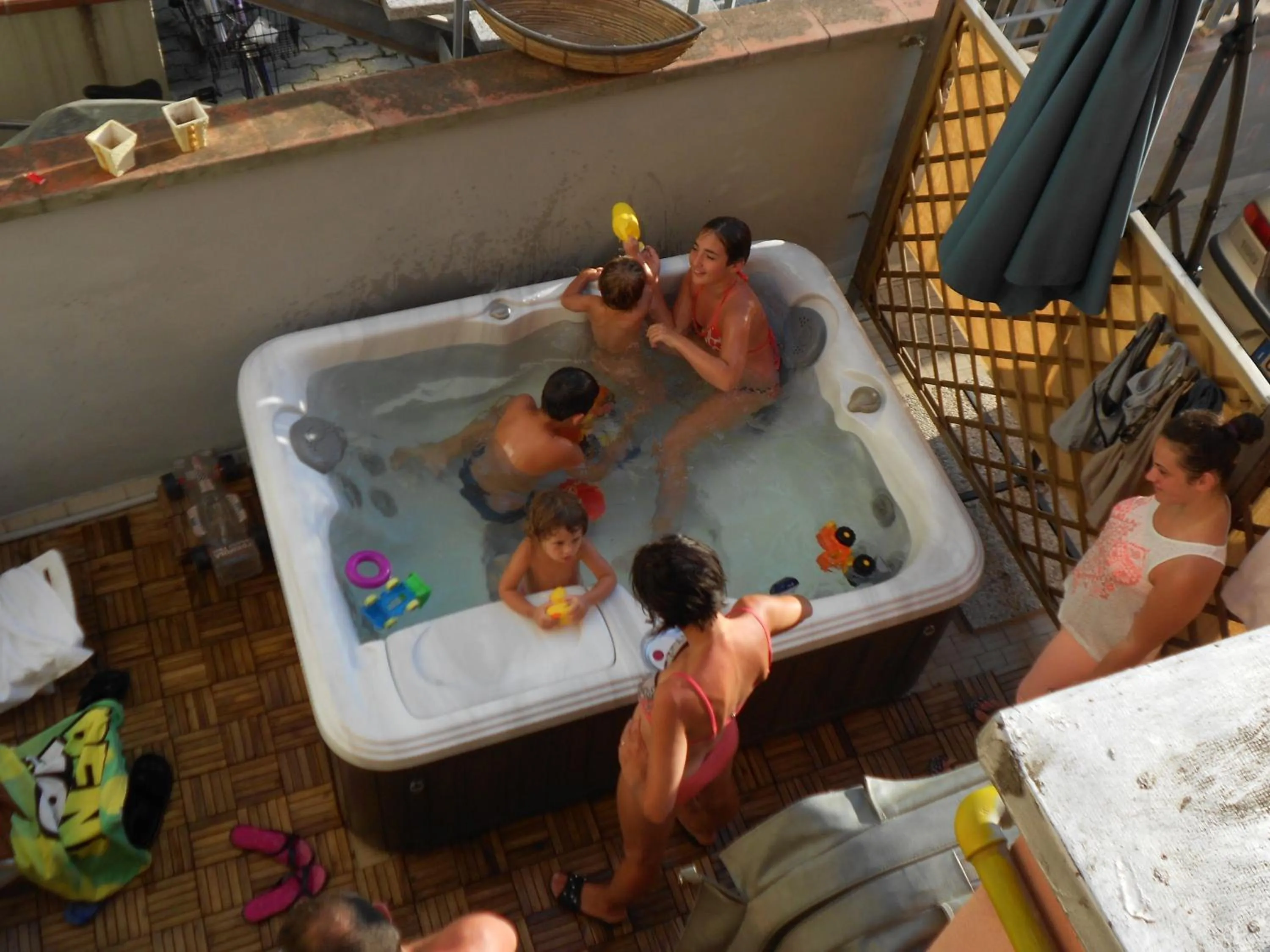 Hot Tub in Hotel Ottavia