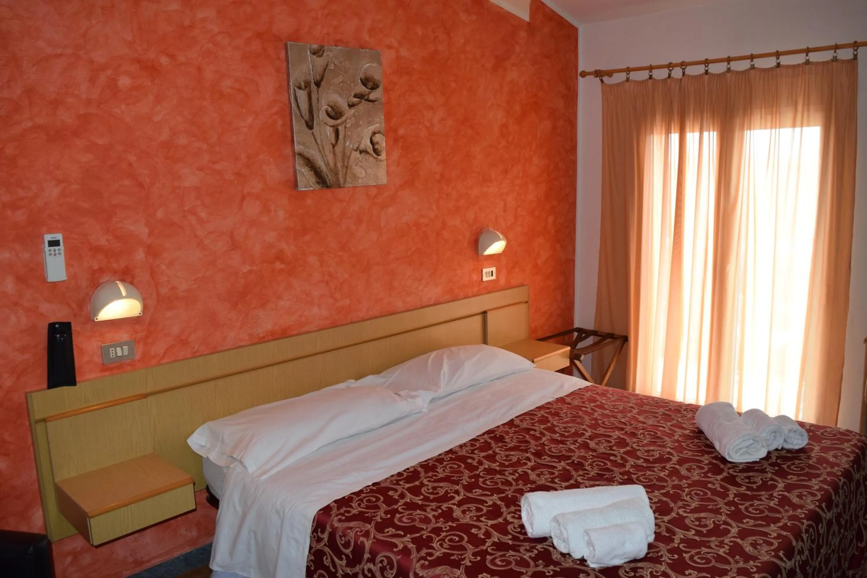Bed in Hotel Ottavia