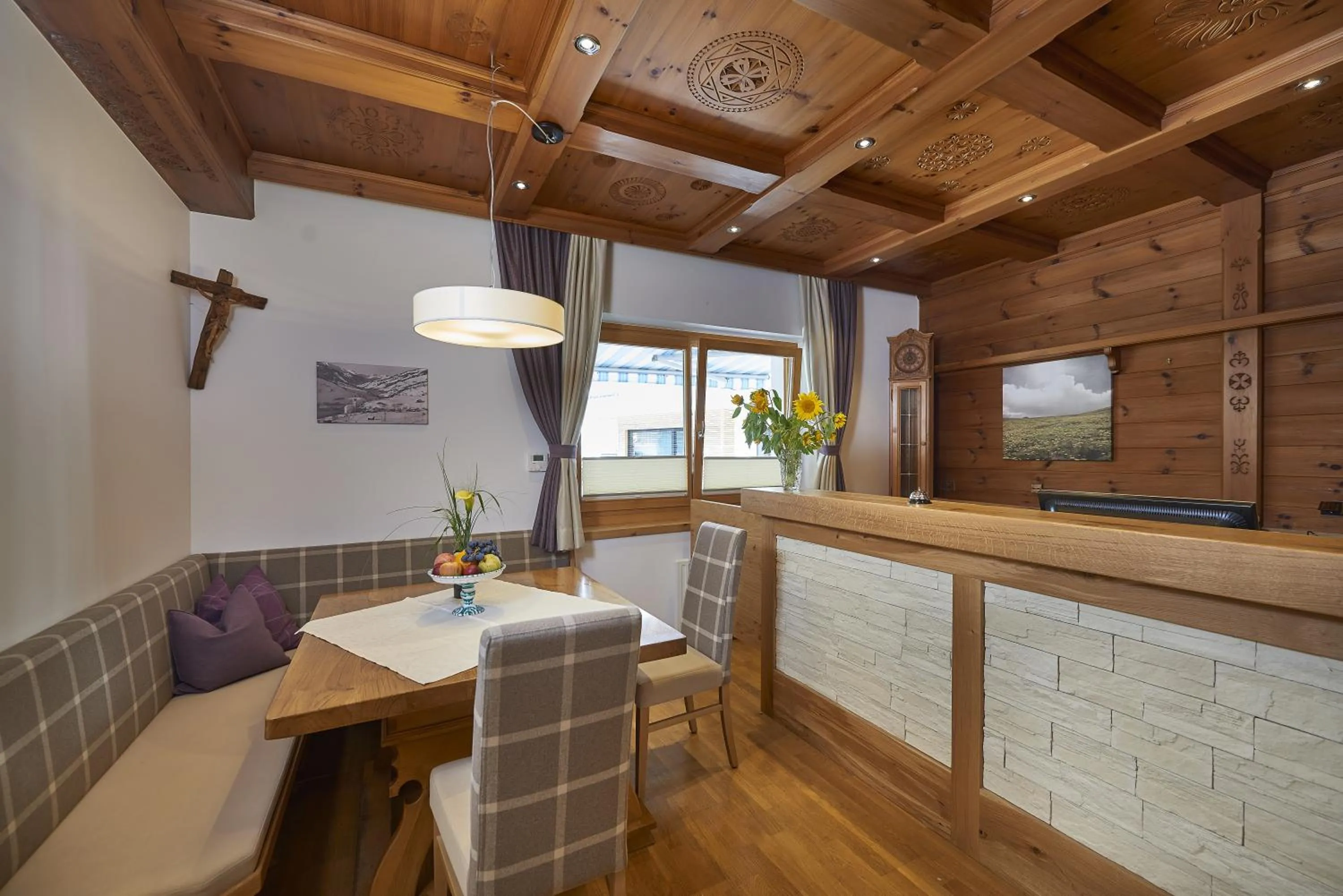 Lobby or reception in Pension Gabi