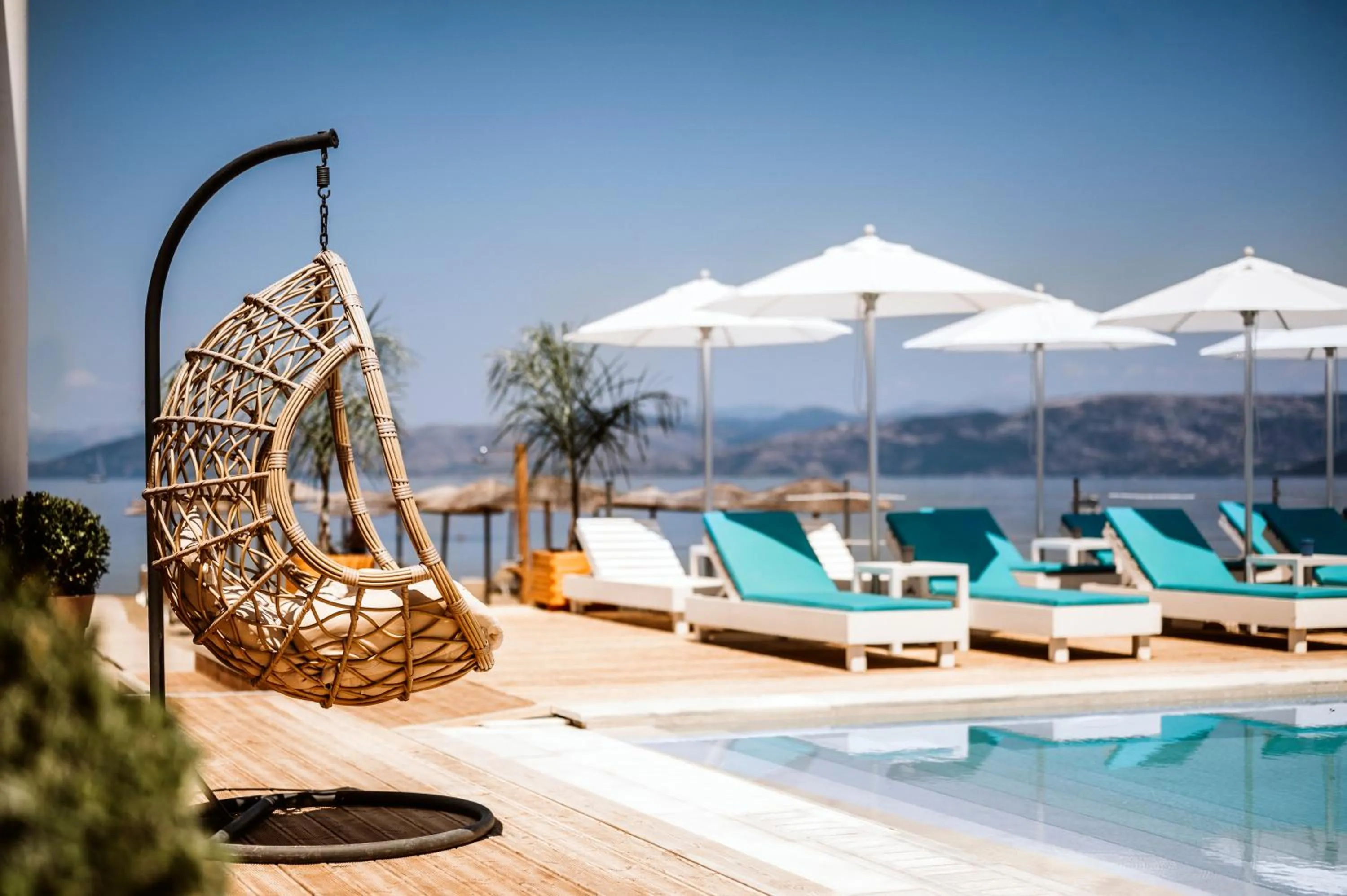 Swimming pool in Trabukos Beach Complex