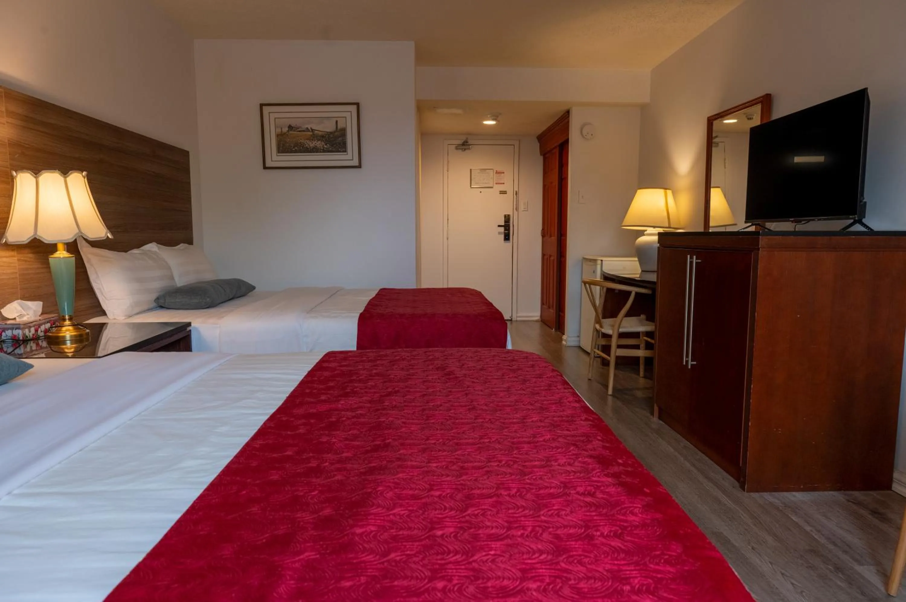 Bed in Hotel Cowansville