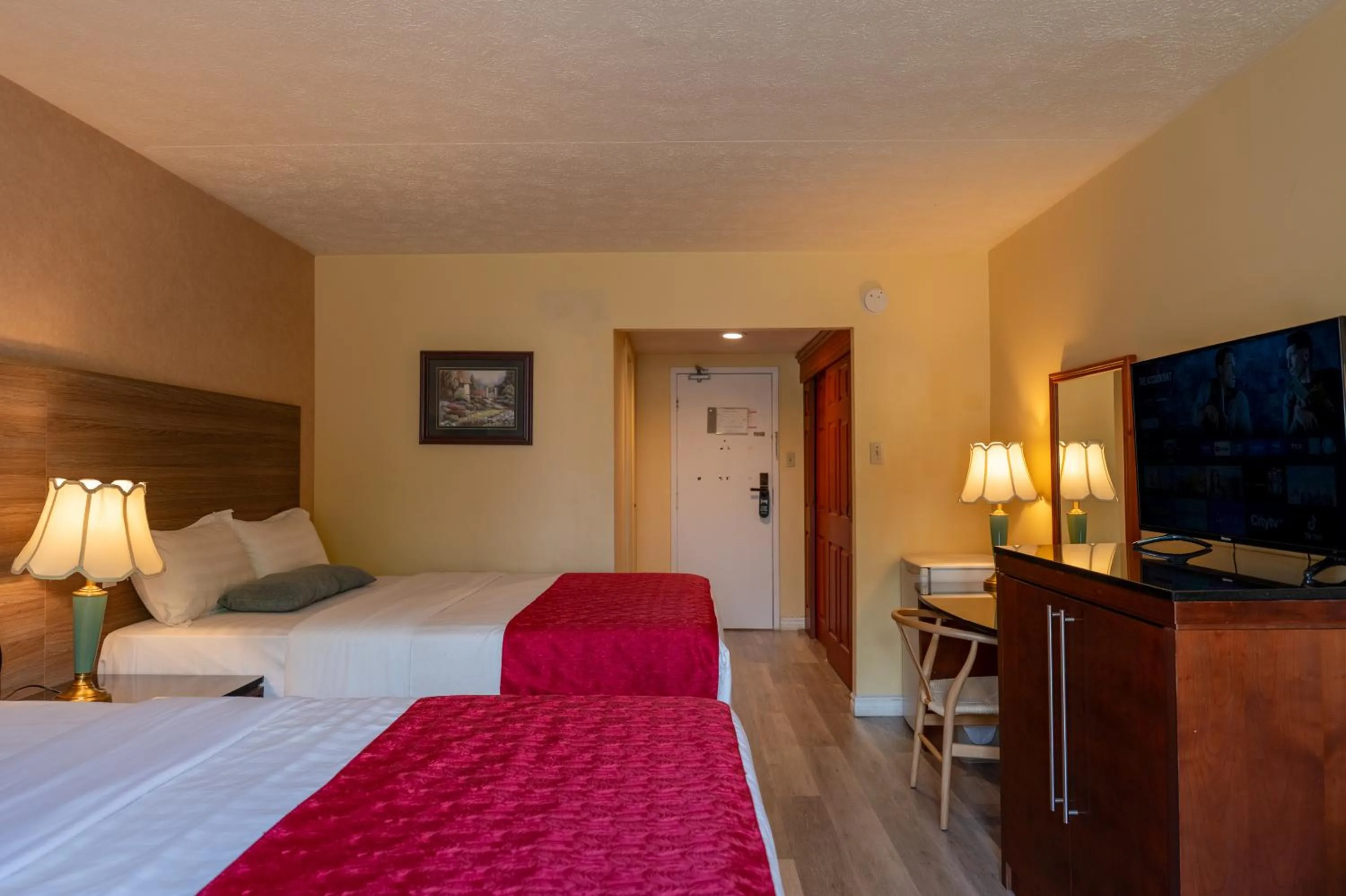 Bed in Hotel Cowansville